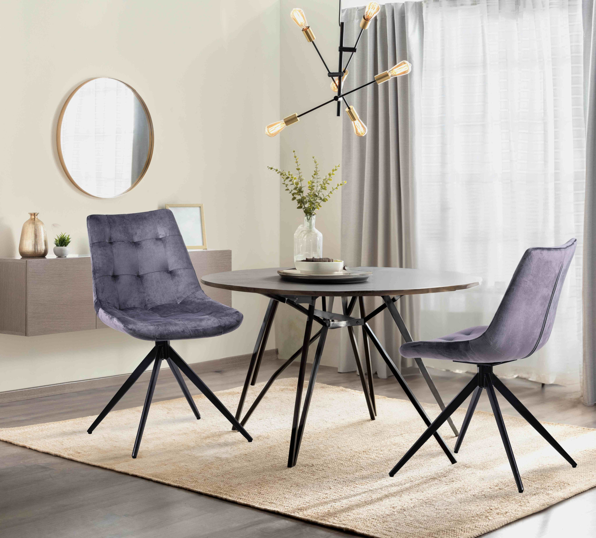 2er Set Esszimmerstuhl Merna