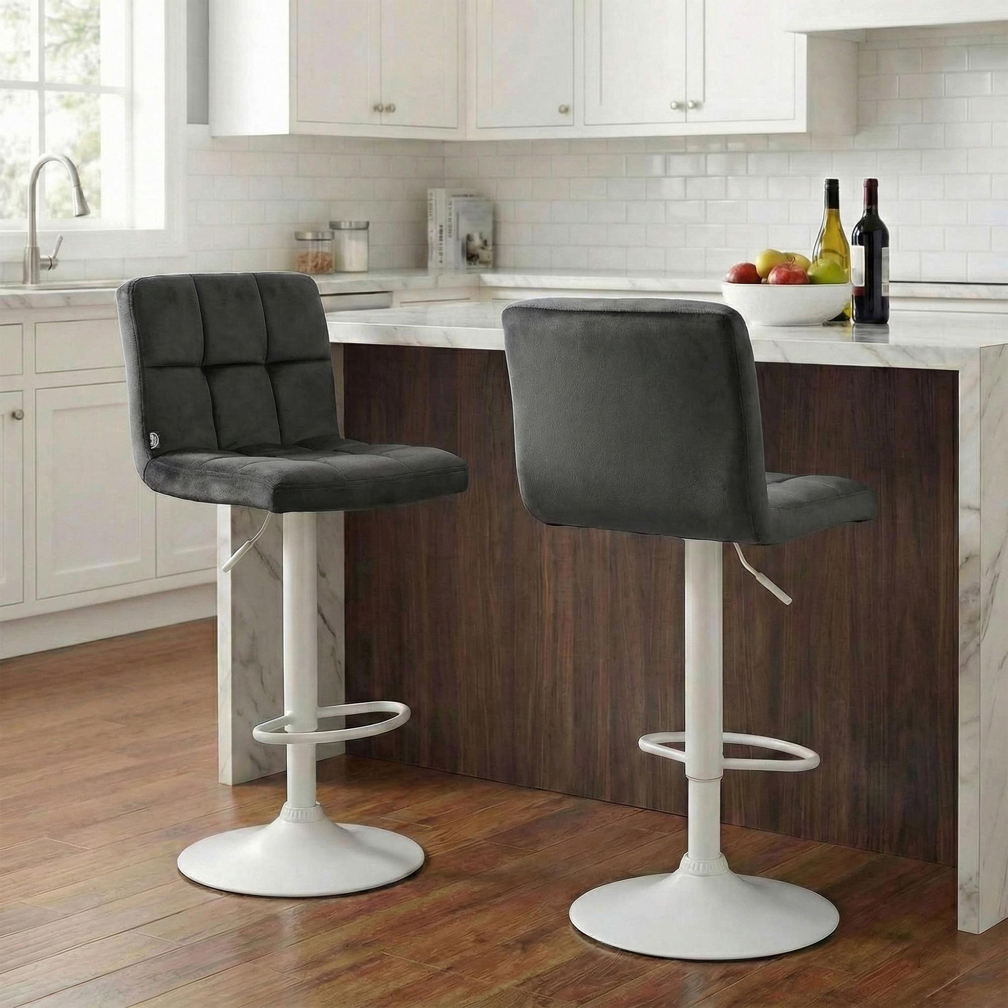 2er Set Barhocker Peru Samt