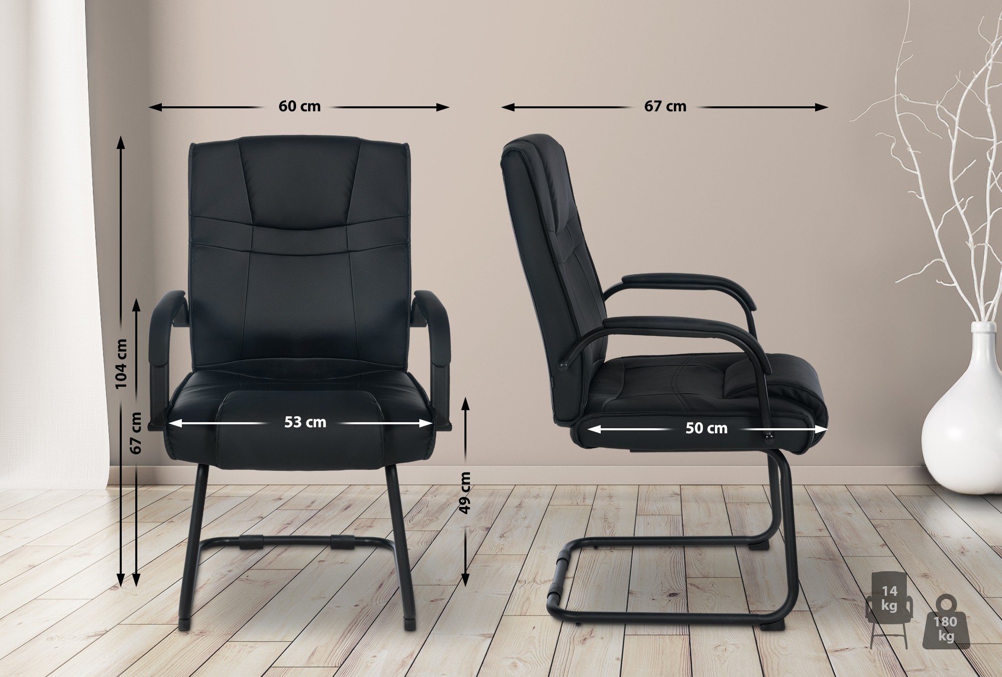 2er Set Stühle Attila