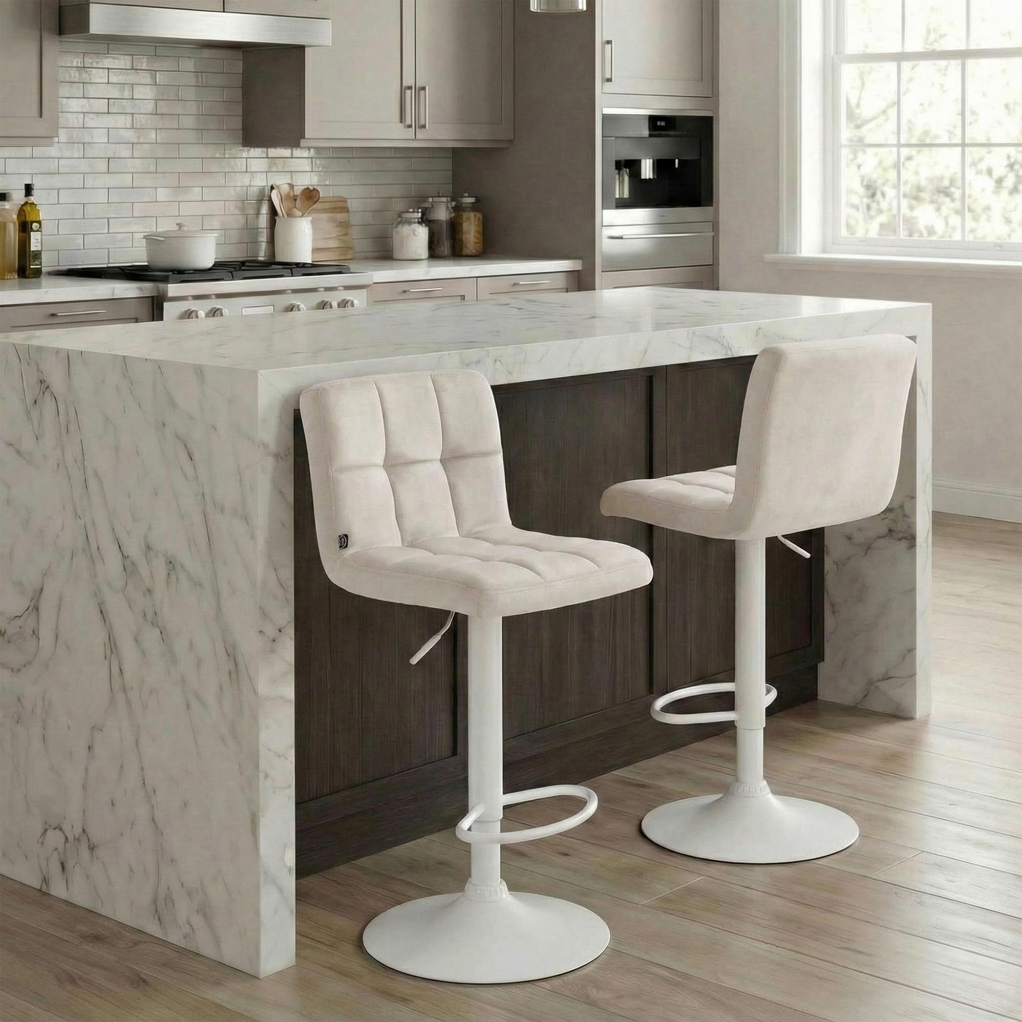 2er Set Barhocker Peru Samt