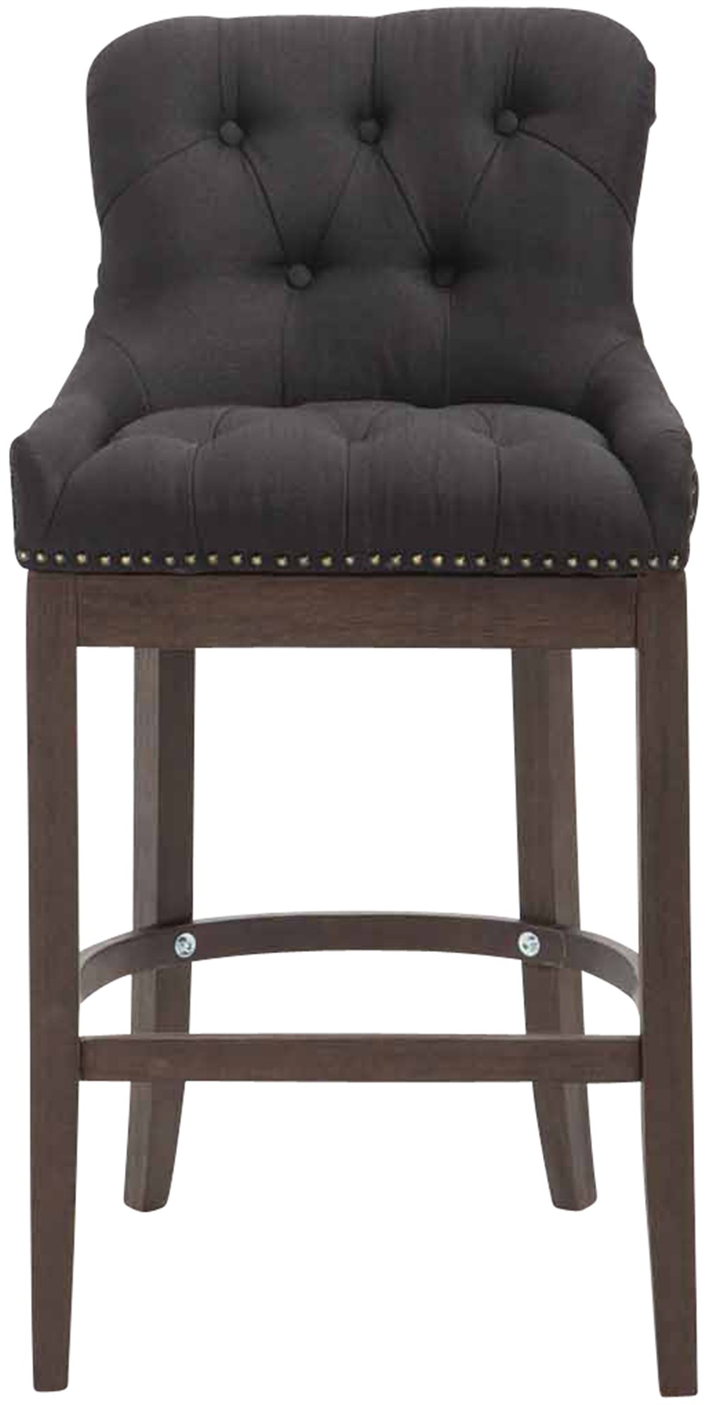 Barhocker Lakewood Stoff, Antik-dunkel