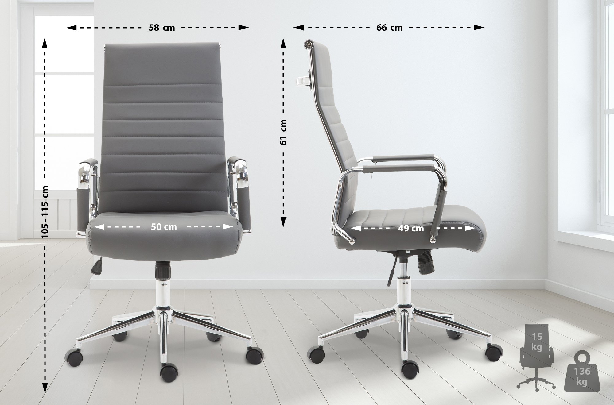 Bürostuhl Kolumbus Kunstleder