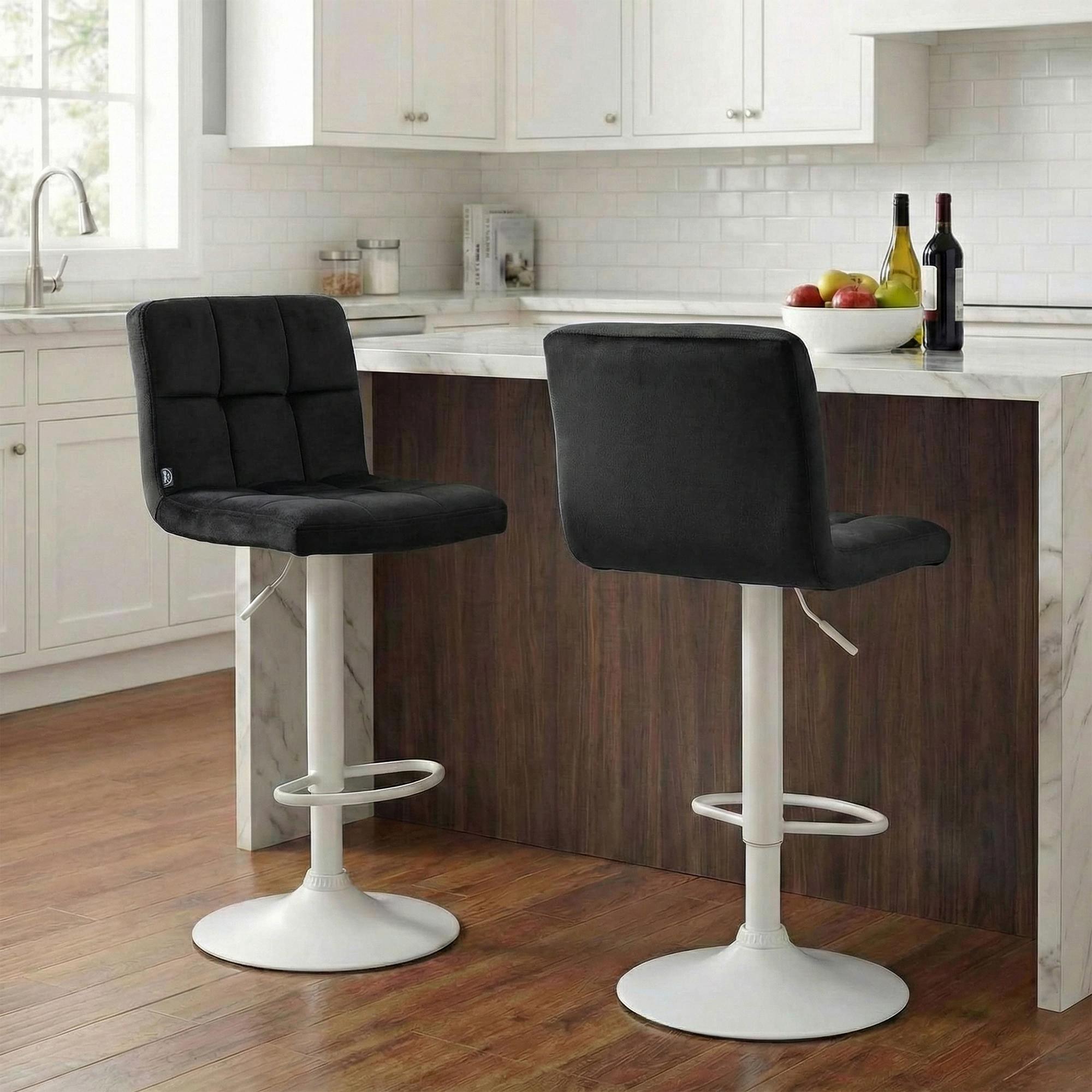 2er Set Barhocker Peru Samt