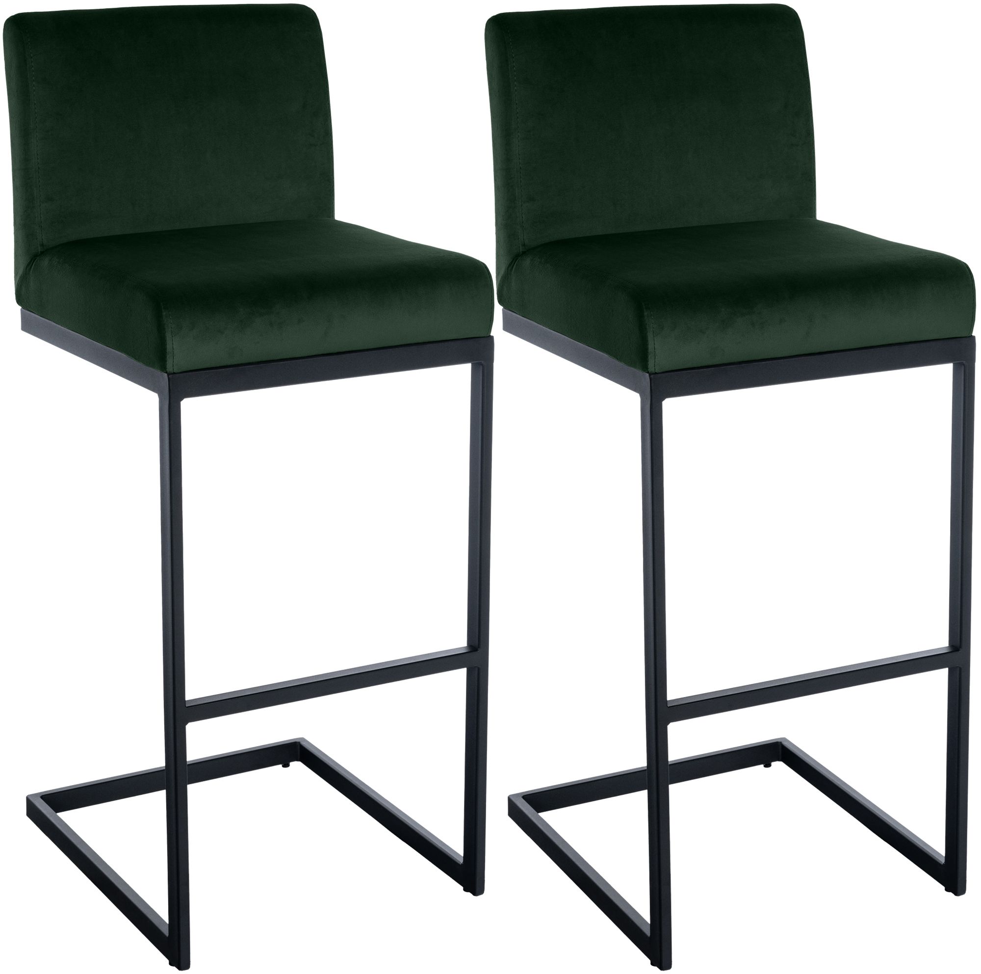 2er Set Barhocker Hopewell Samt
