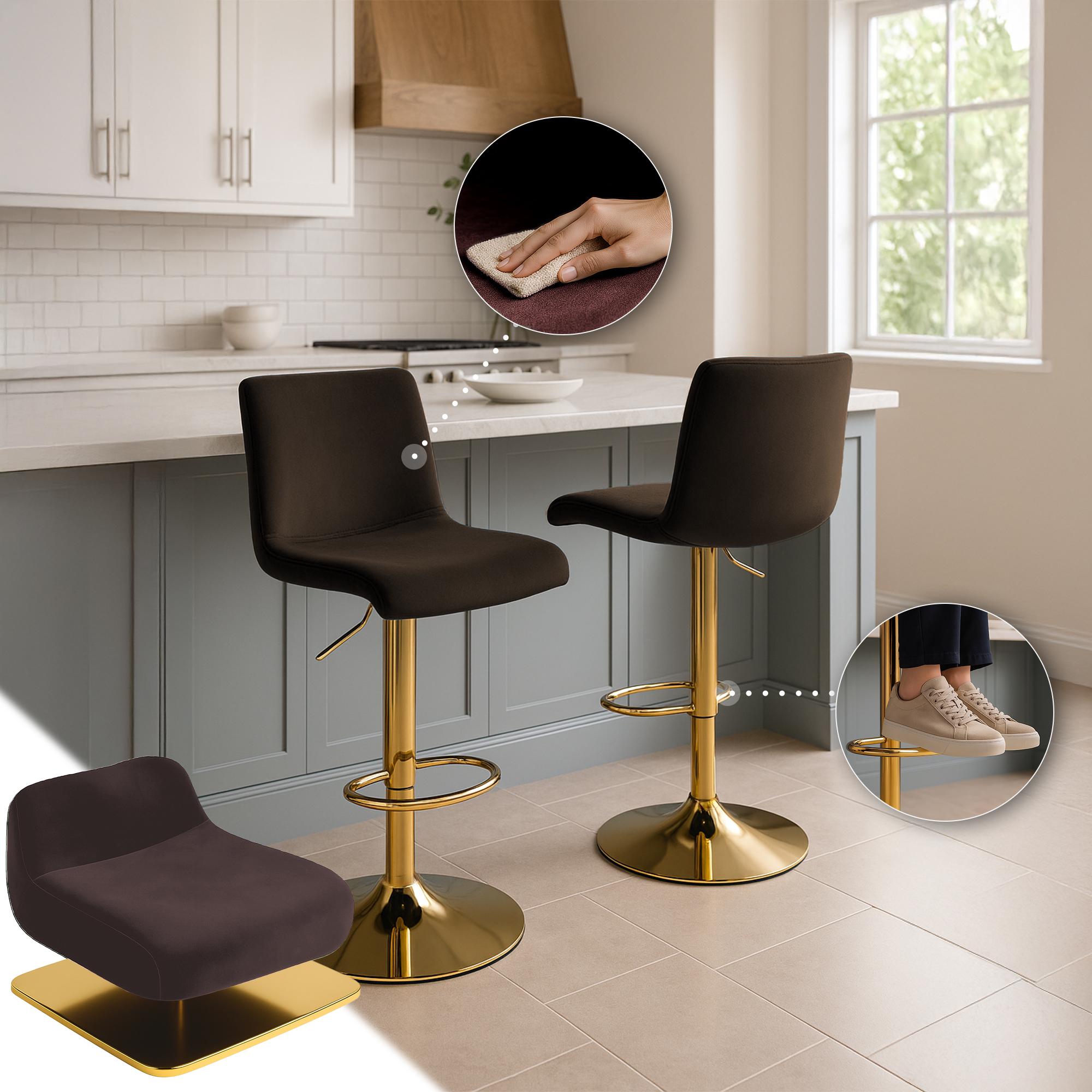 Barhocker Hover Samt