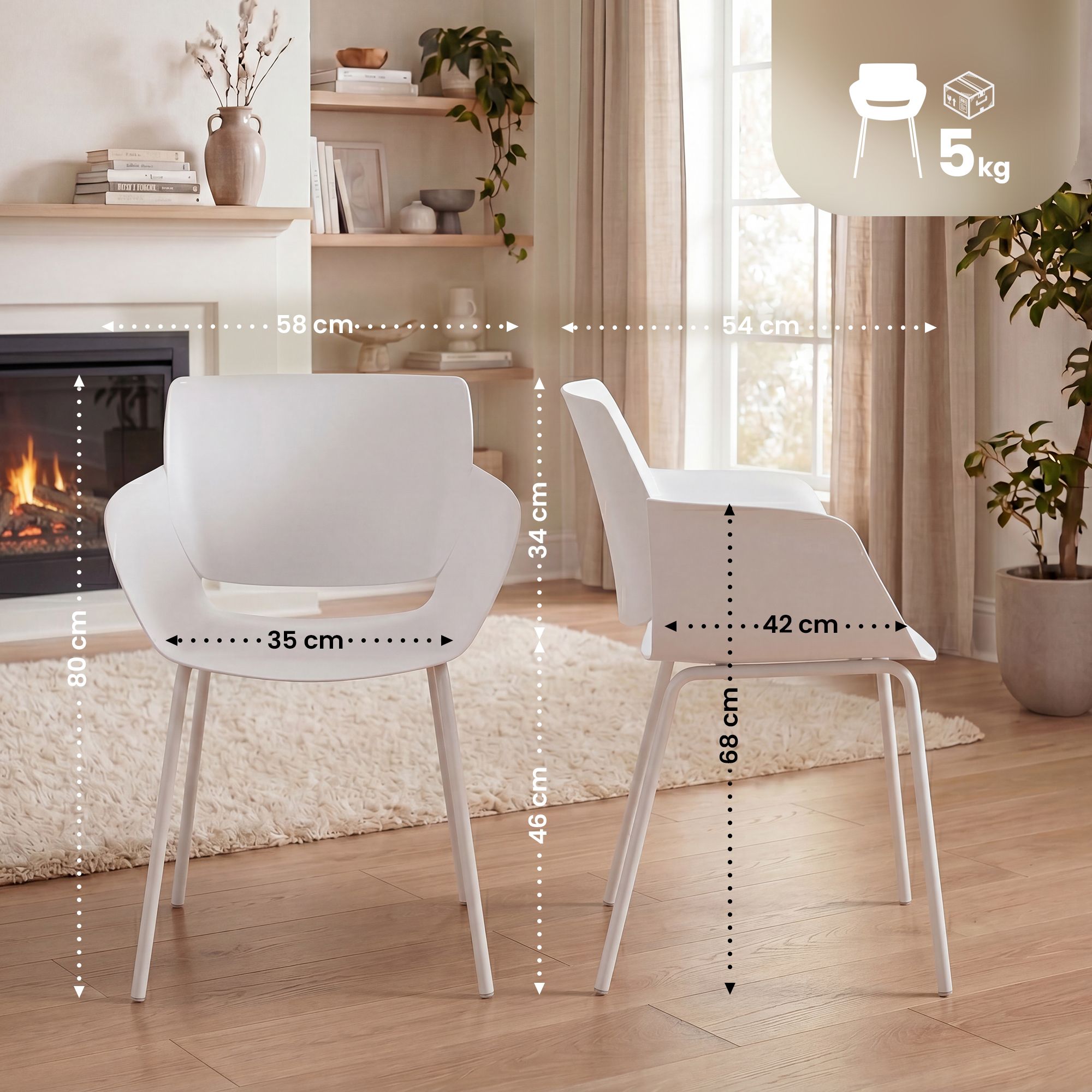 2er Set Gartenstuhl Alpena
