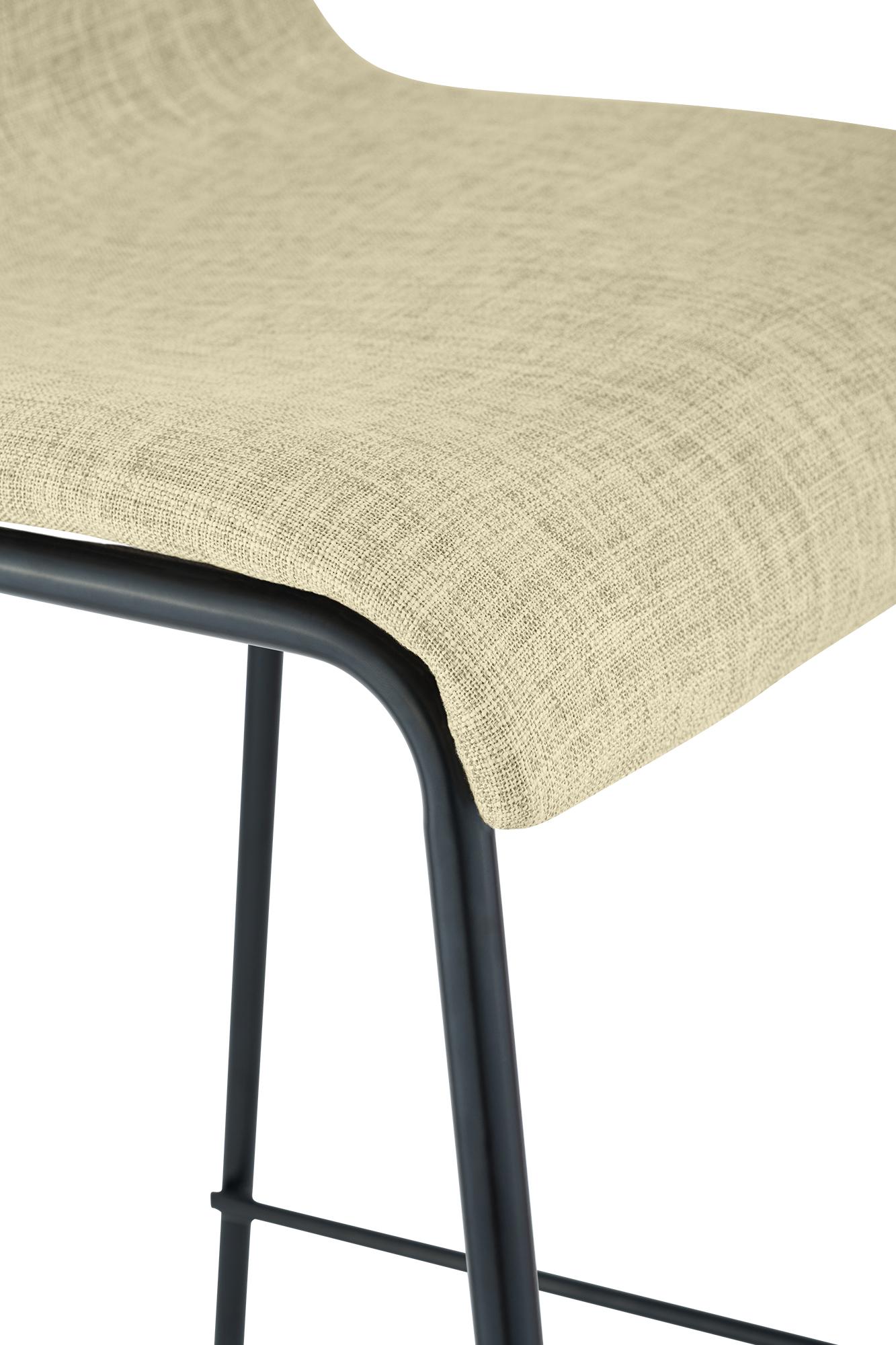 Barhocker Hover Stoff Vierfußgestell