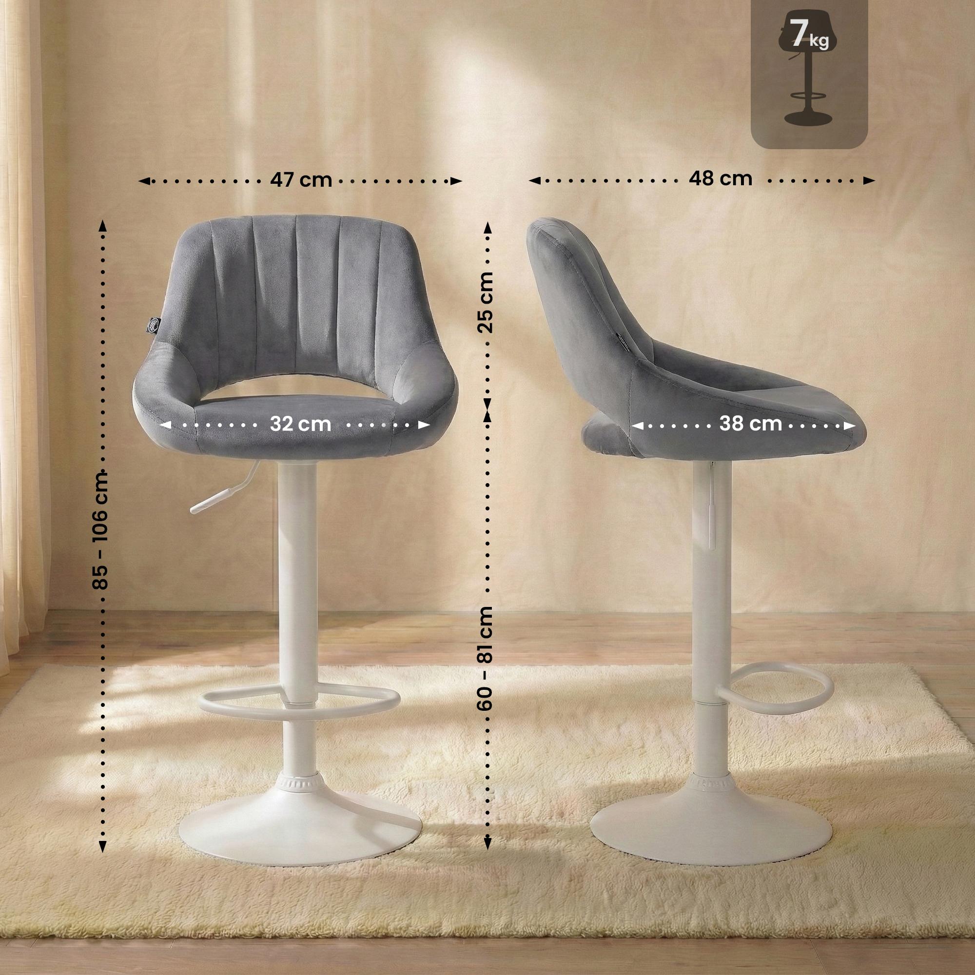 Barhocker Milet Samt