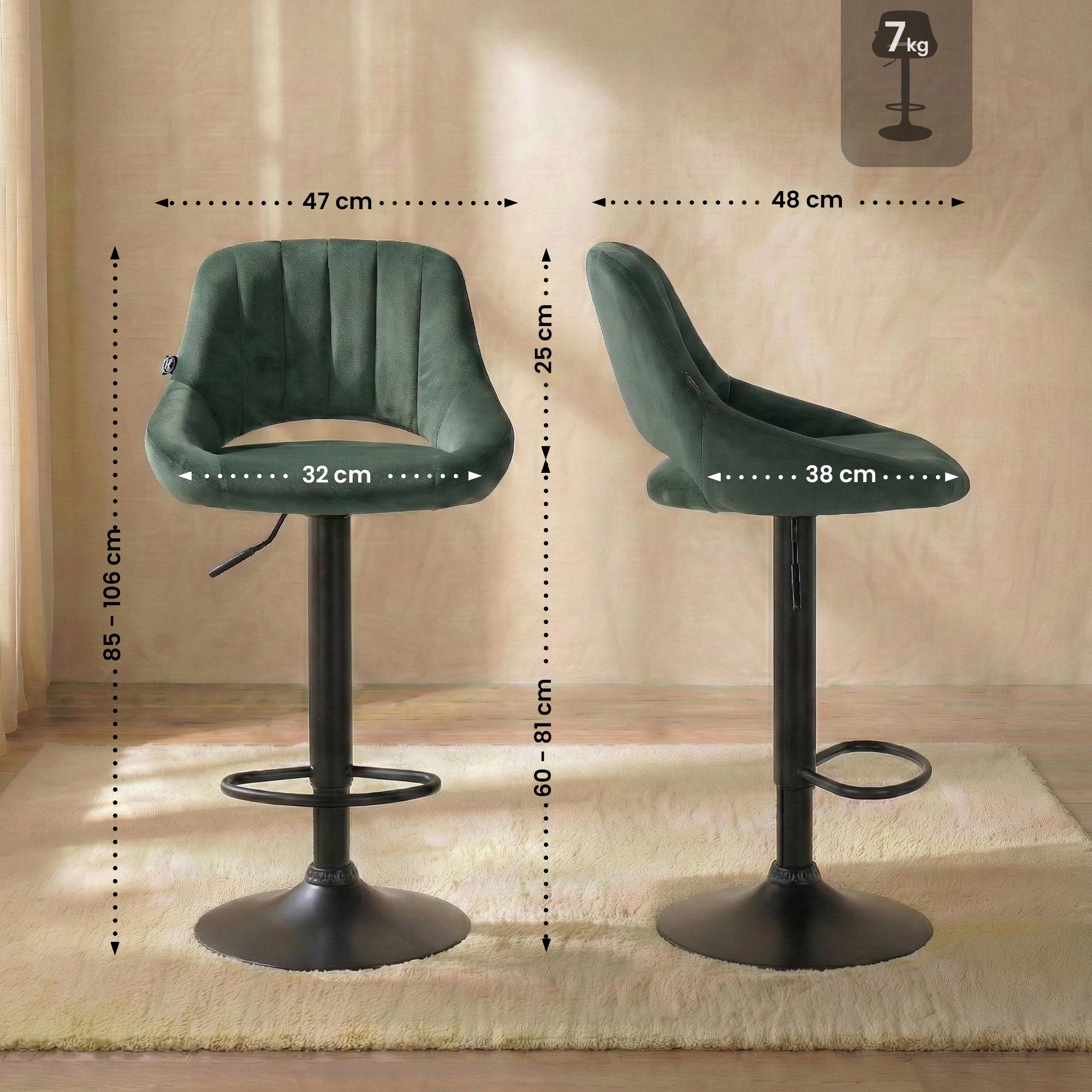 Barhocker Milet Samt