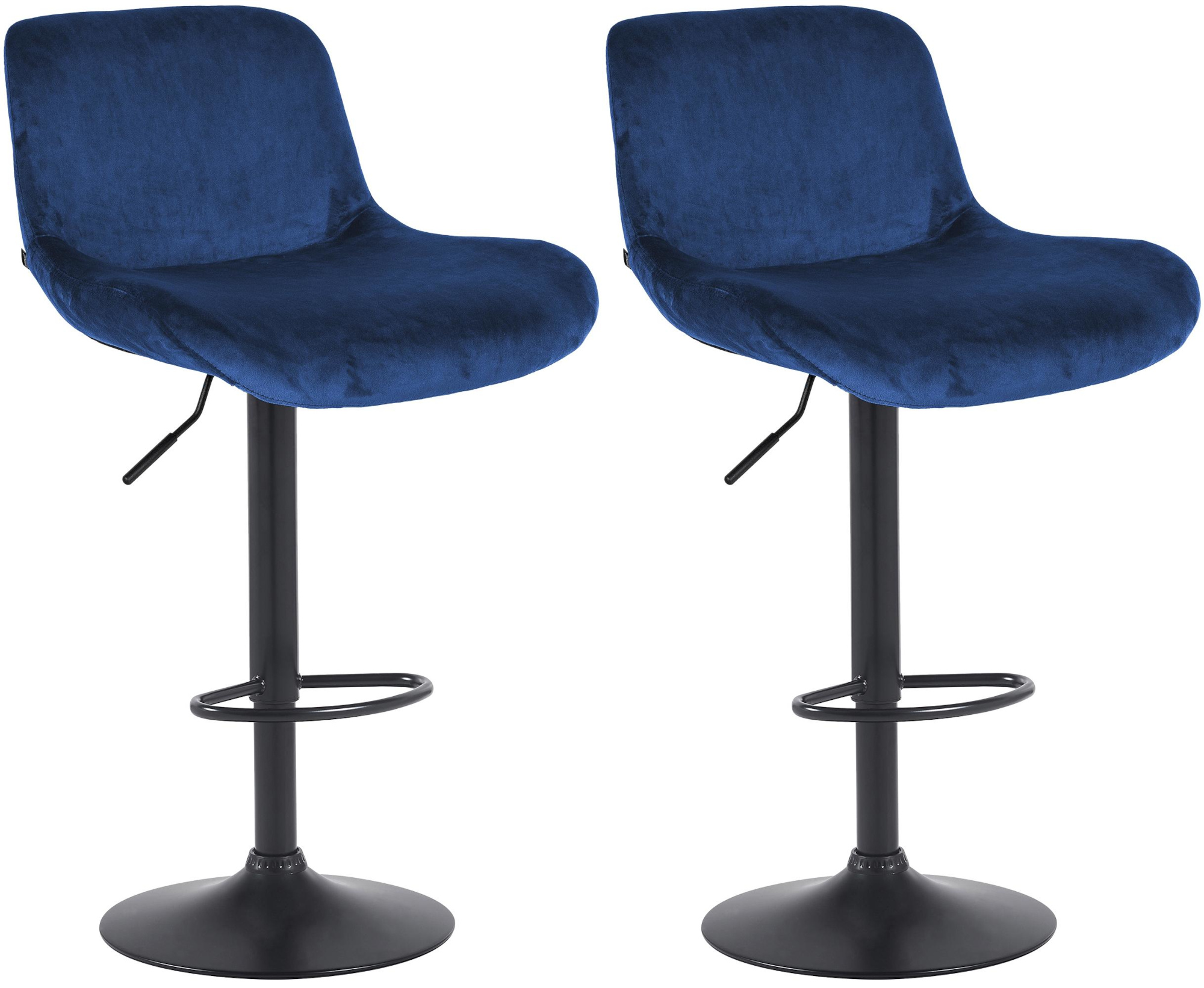 2er Set Barhocker Solon Schwarz