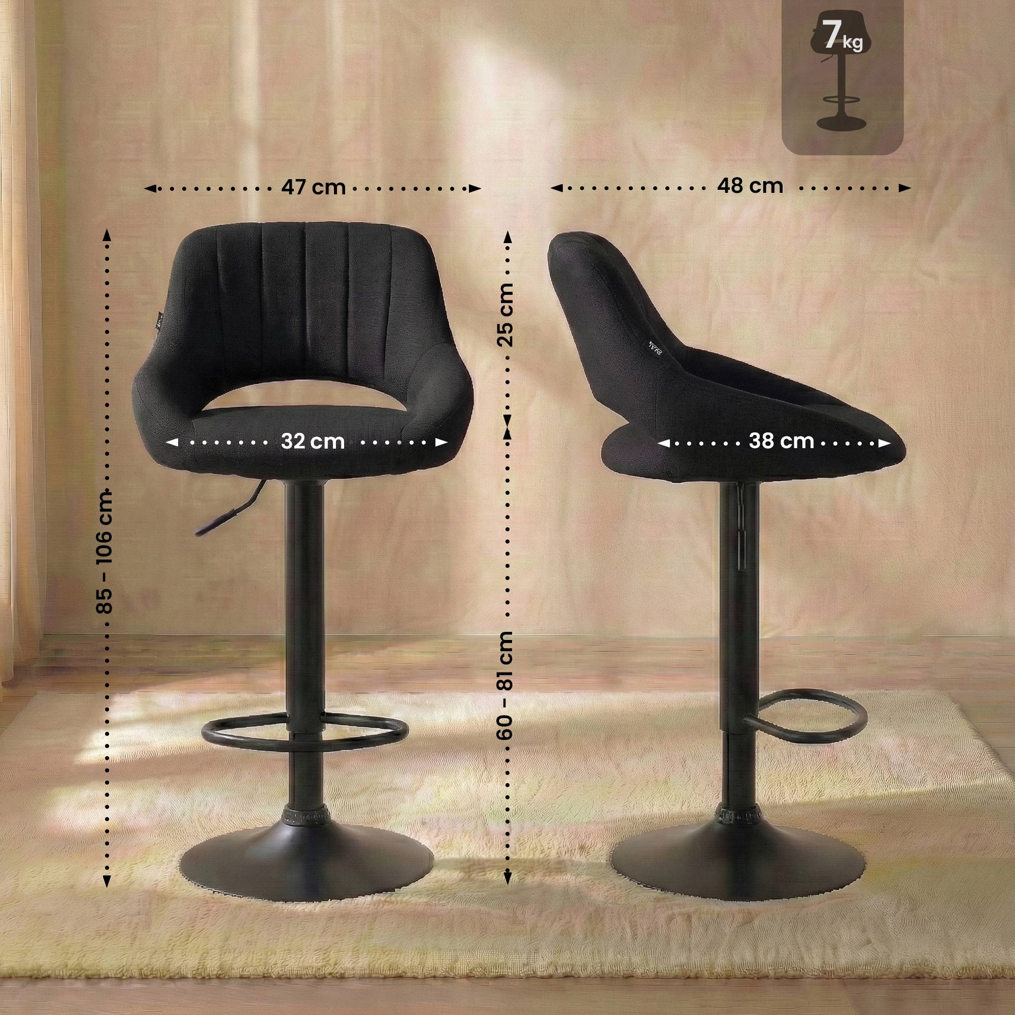 Barhocker Milet Stoff