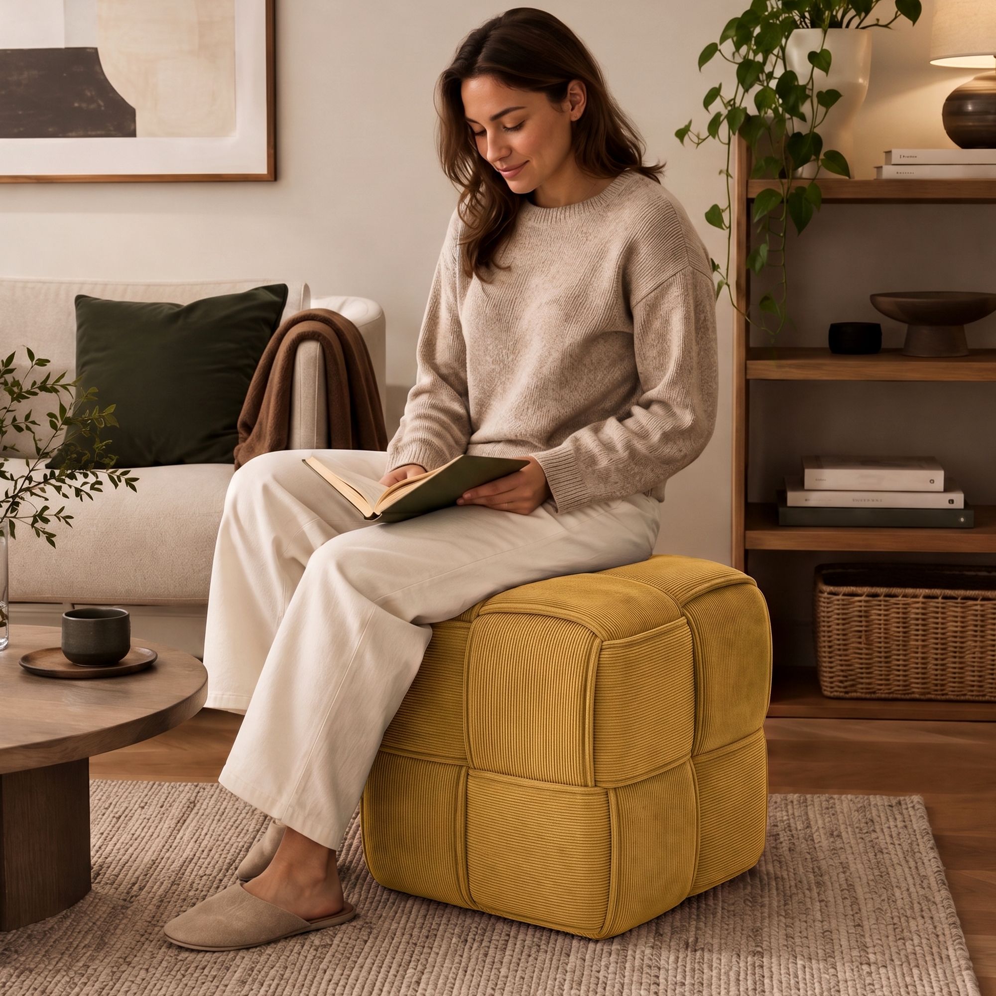 Sitzhocker Cord Forinta