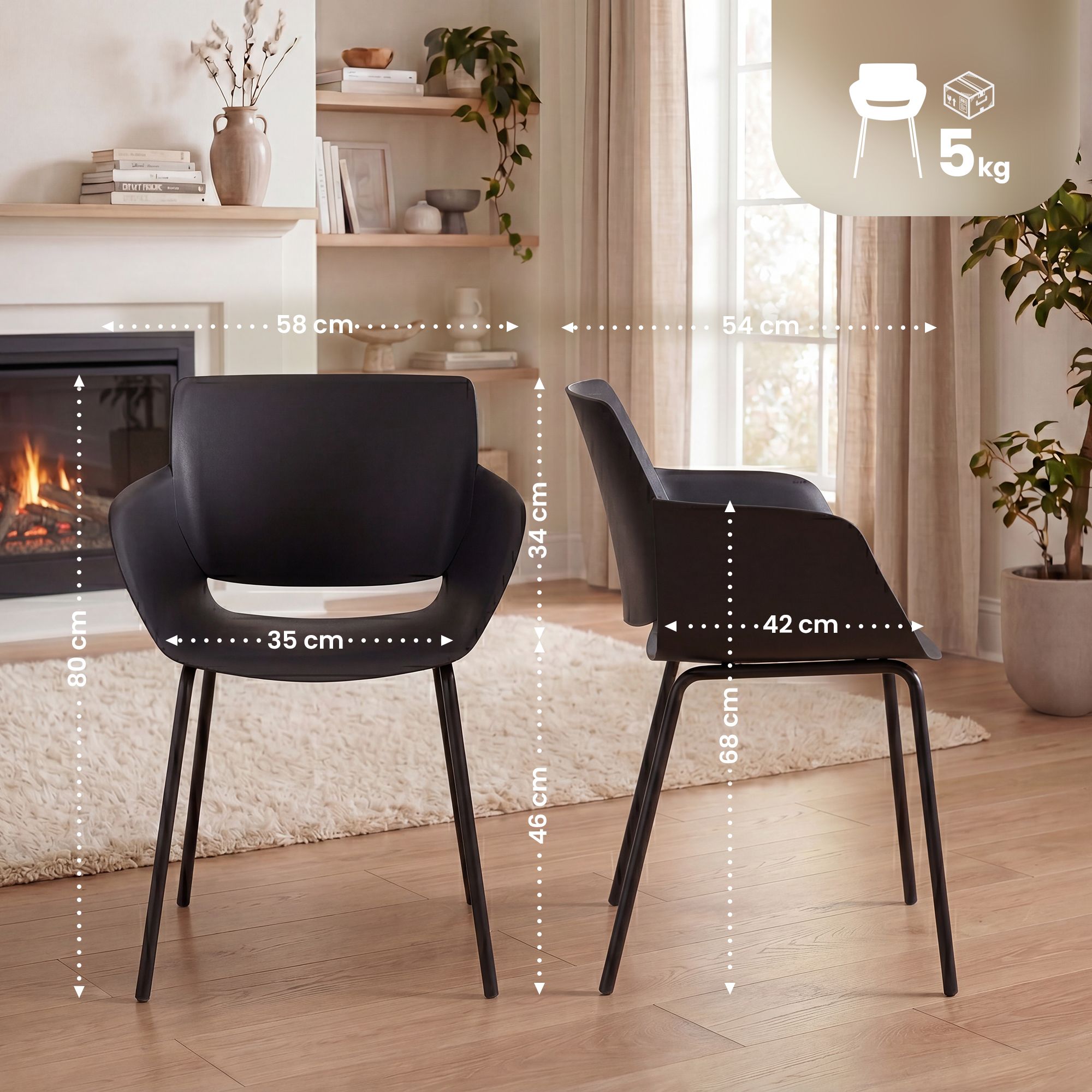 2er Set Gartenstuhl Alpena
