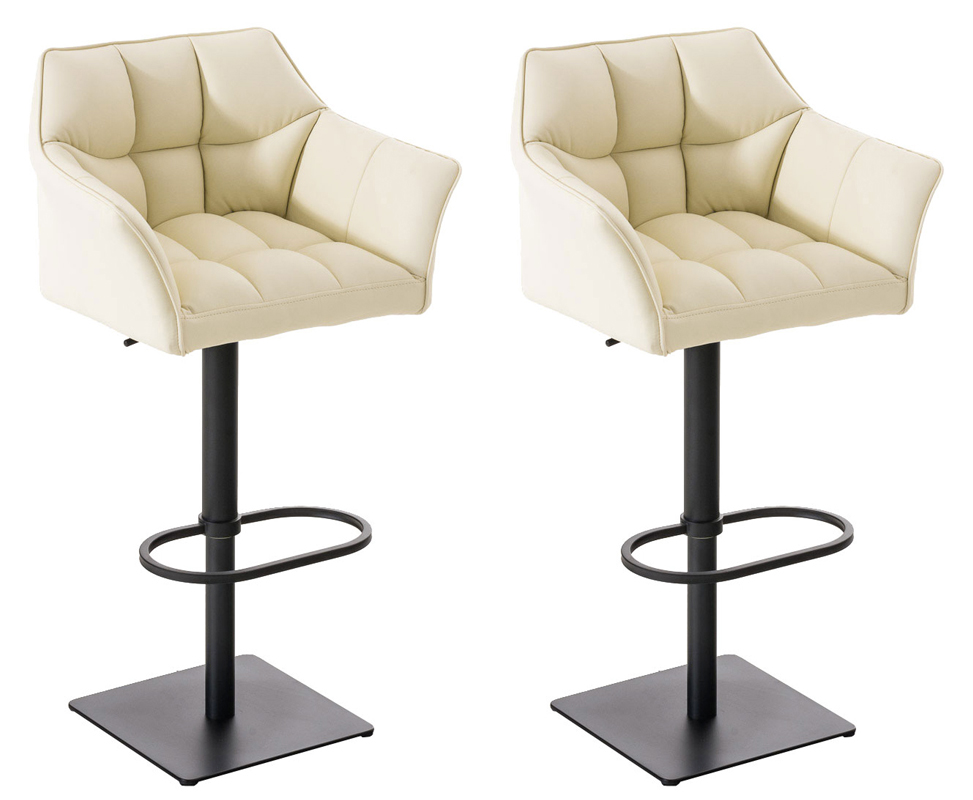 2er Set Barhocker Damaso Kunstleder