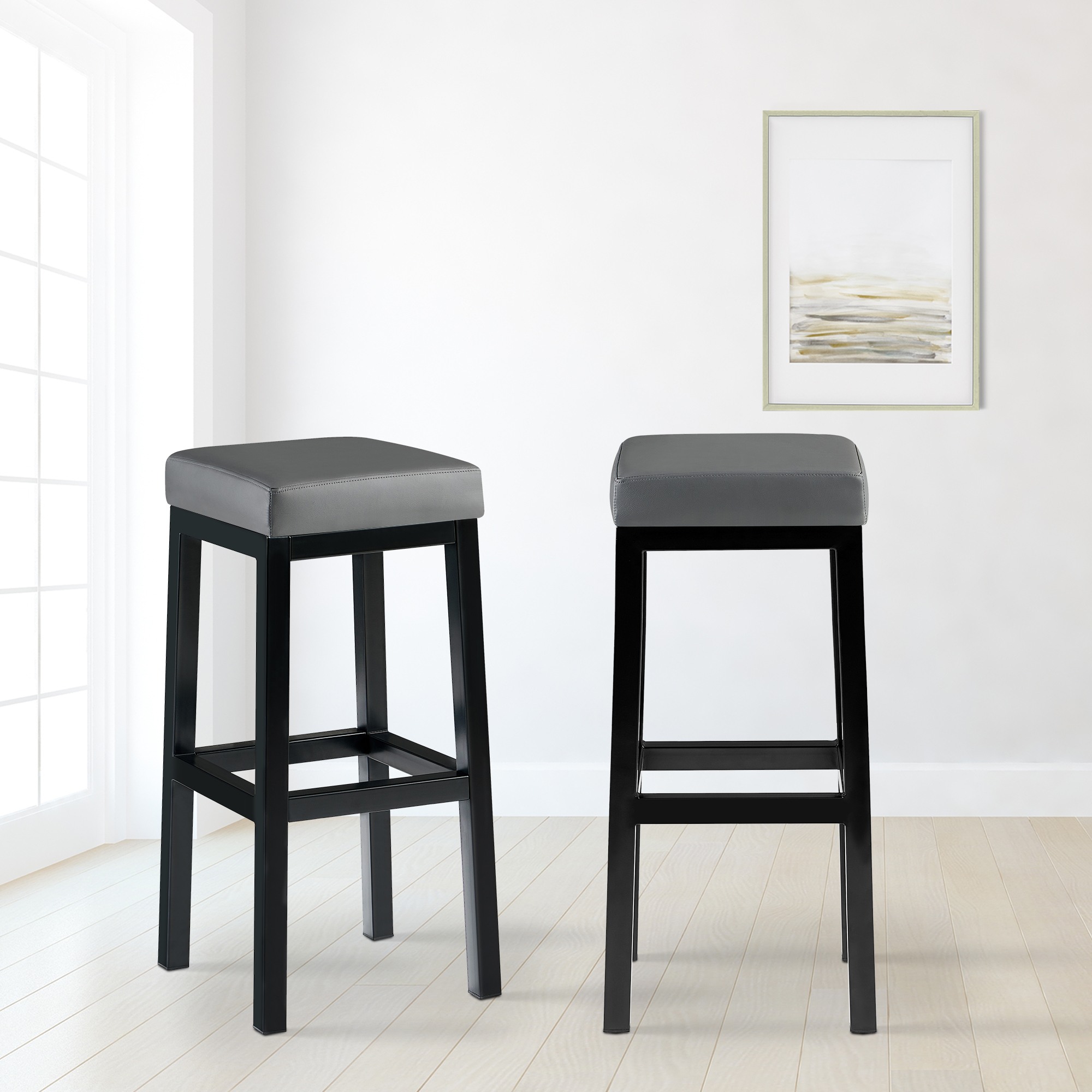 Barhocker Taylor Sitzhöhe 83 cm Metallgestell schwarz