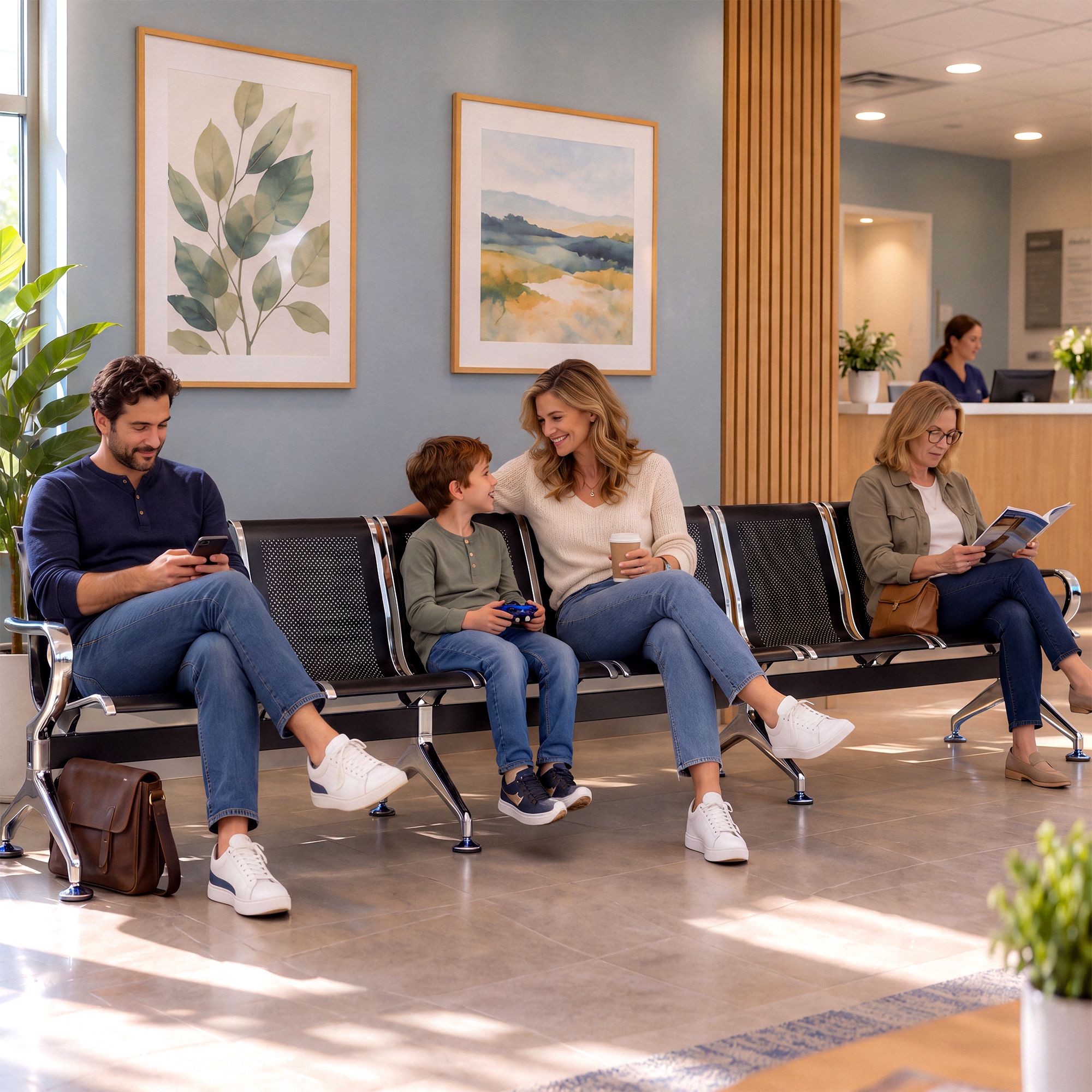 Wartebank Airport 6-Sitzer