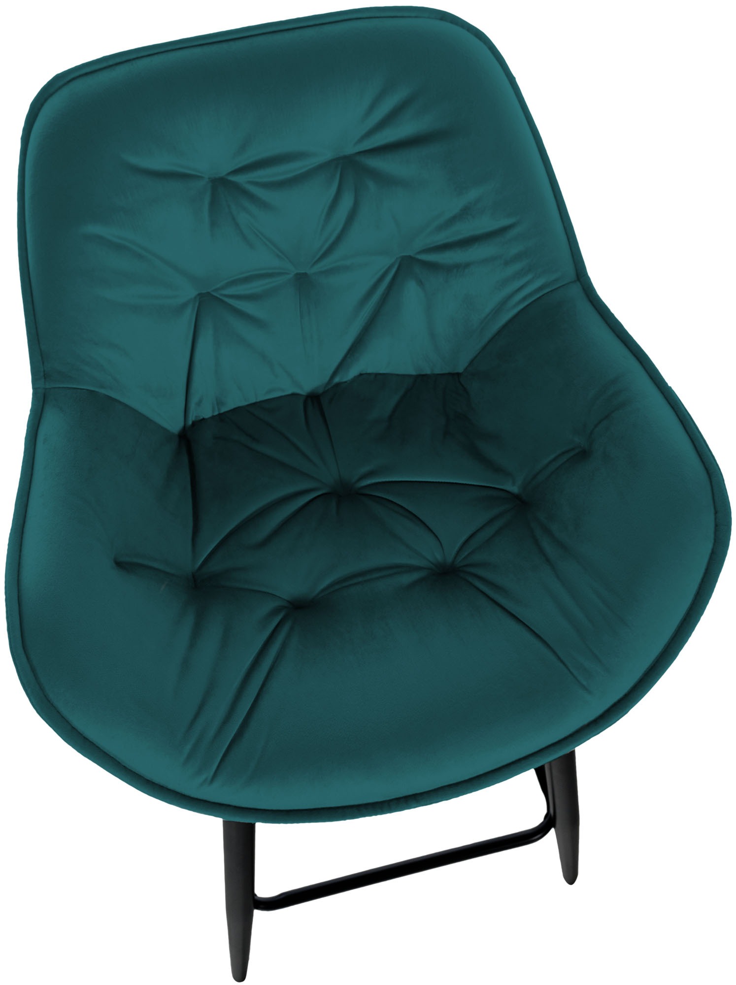 Barhocker Gibson Samt Sitzhöhe 76 cm