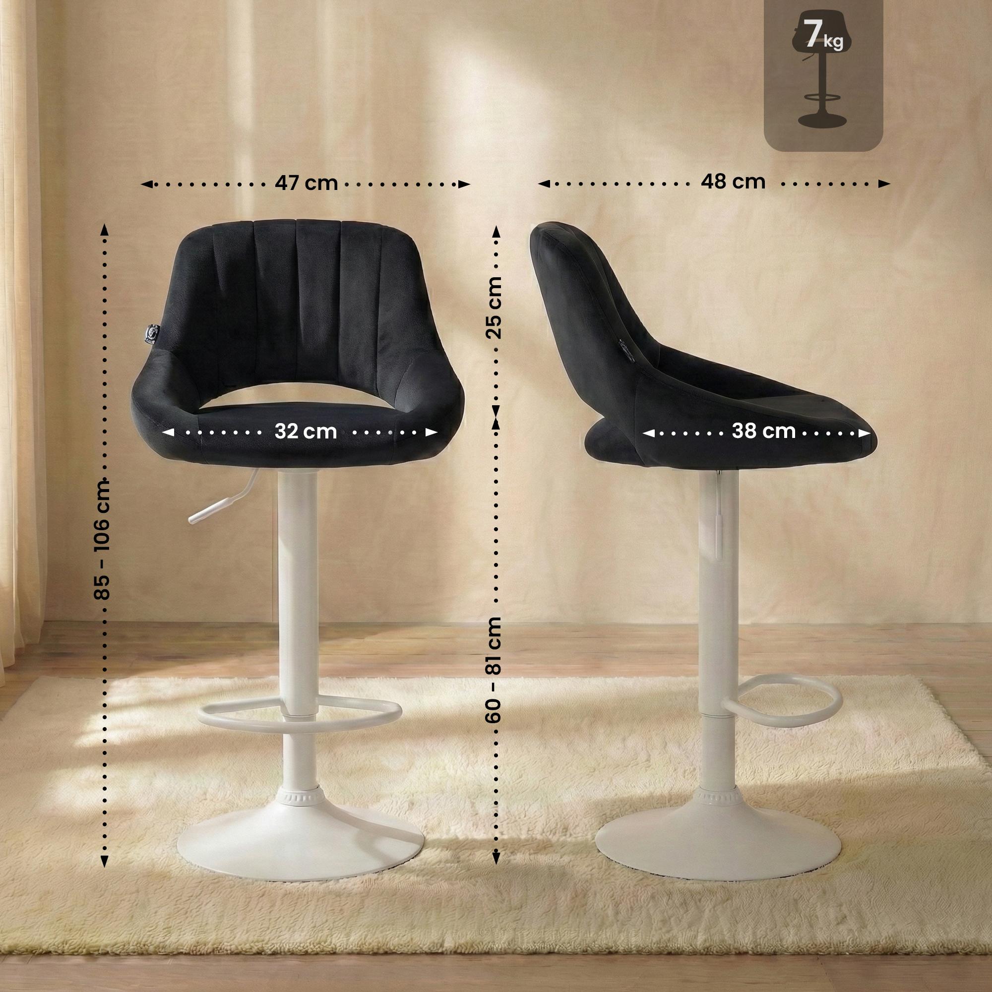 Barhocker Milet Samt