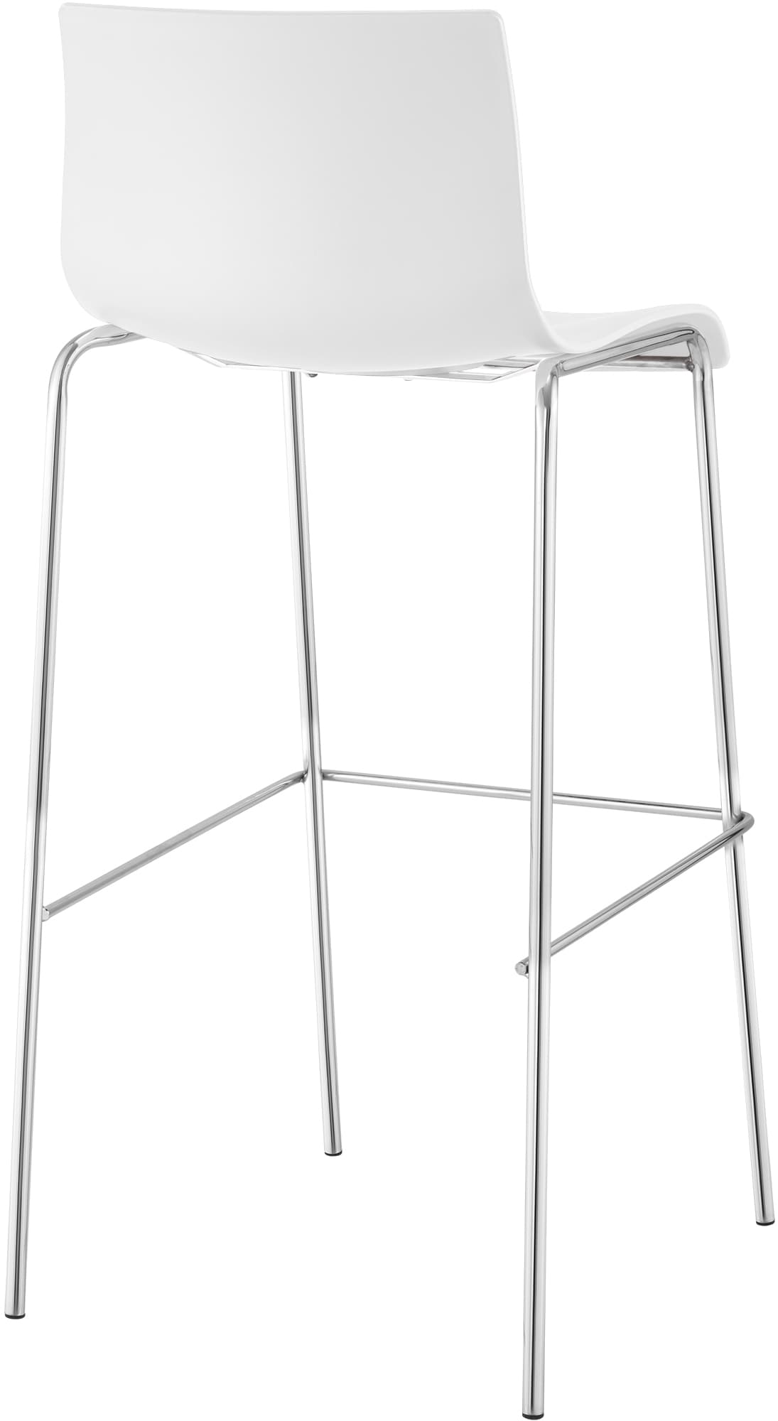 Barhocker Hover Kunststoff 4-Fuß Gestell
