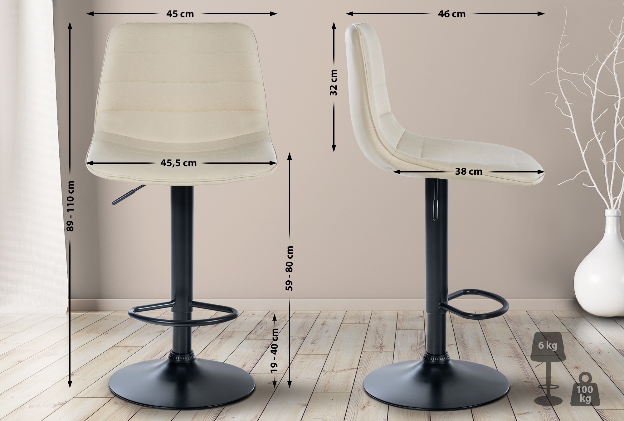 Barhocker Lex Kunstleder