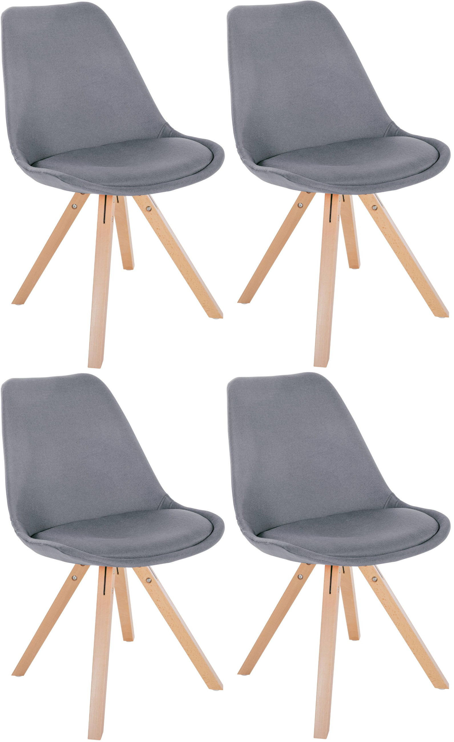 4er Set Stühle Sofia Stoff