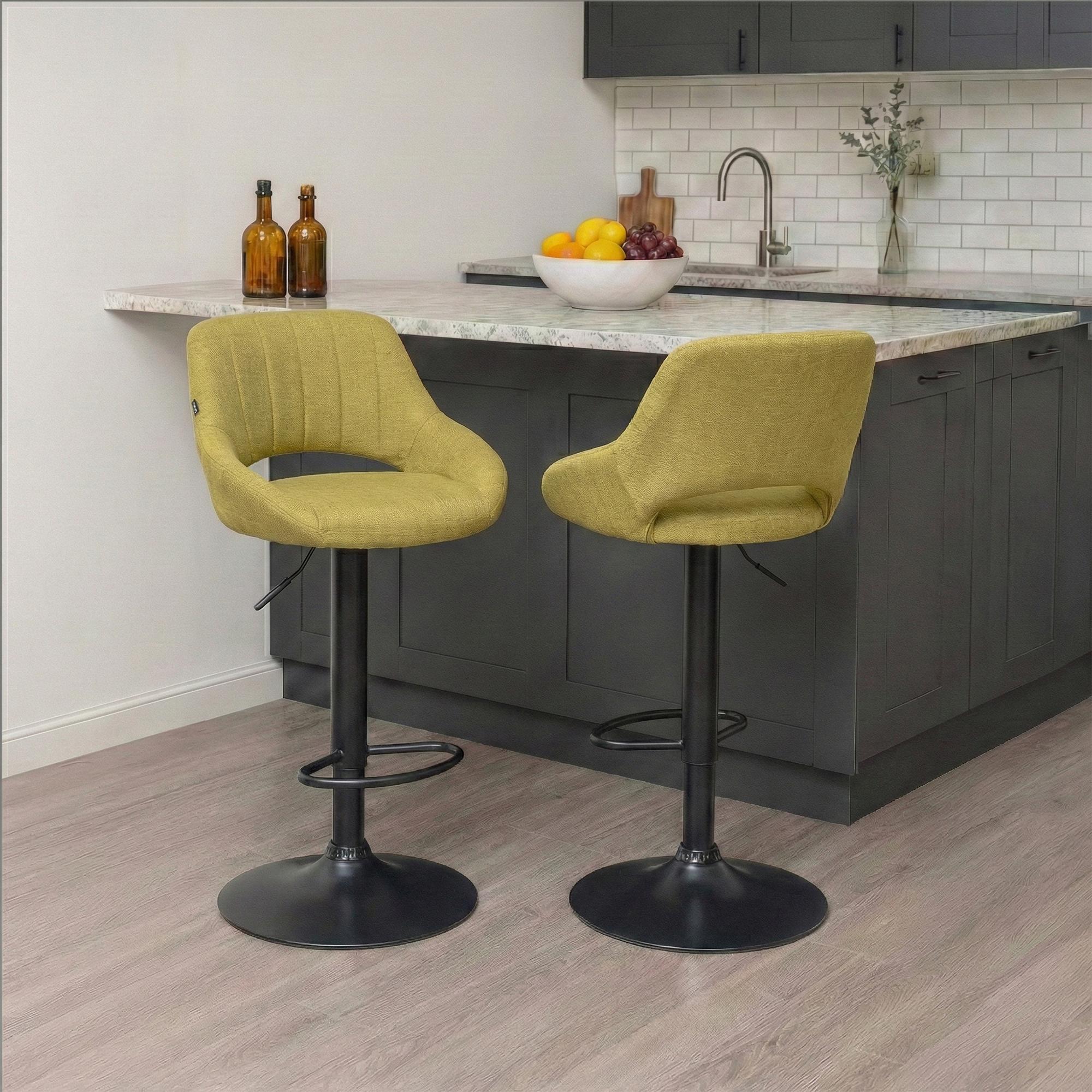 2er Set Barhocker Milet Stoff