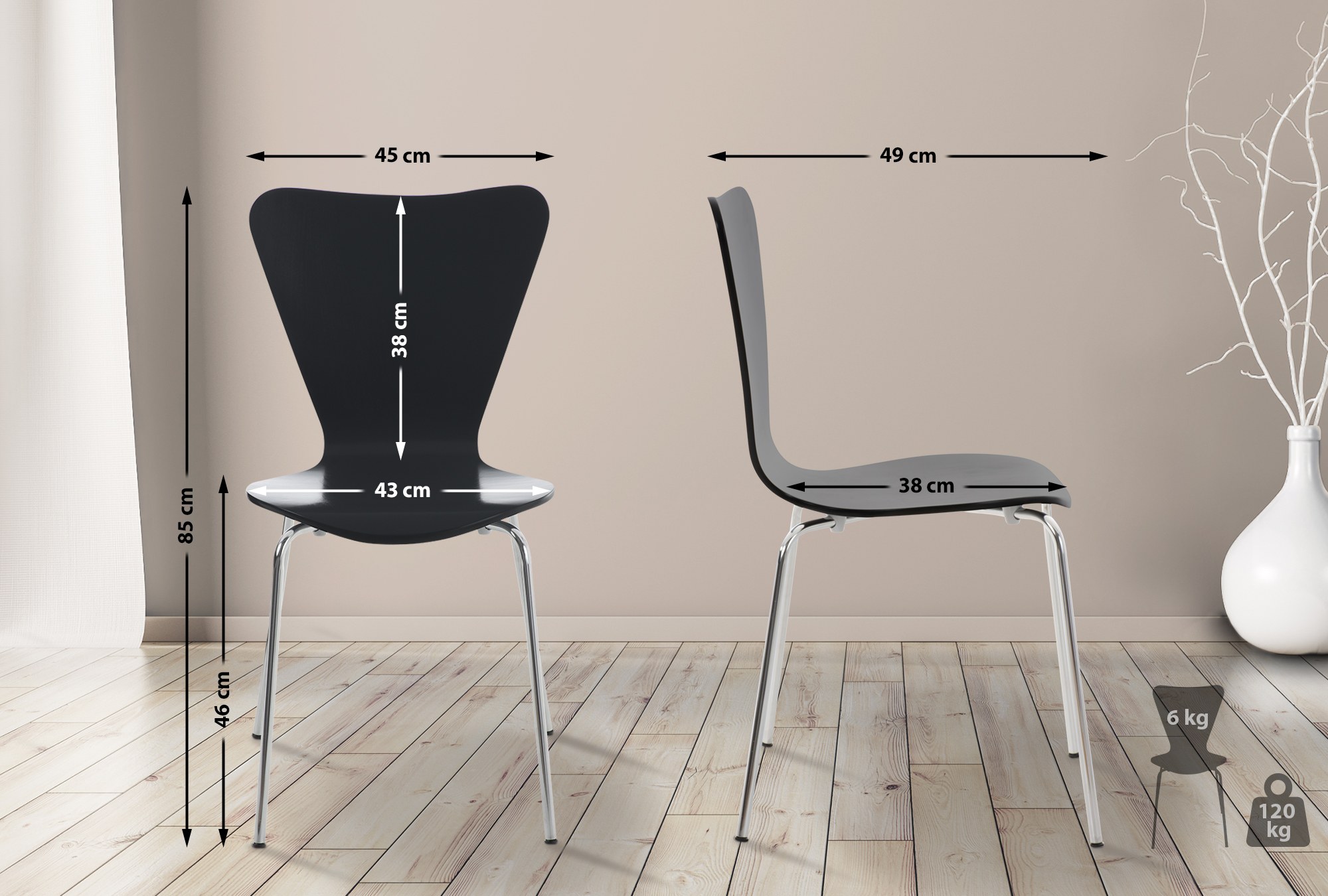Besucherstuhl Calisto