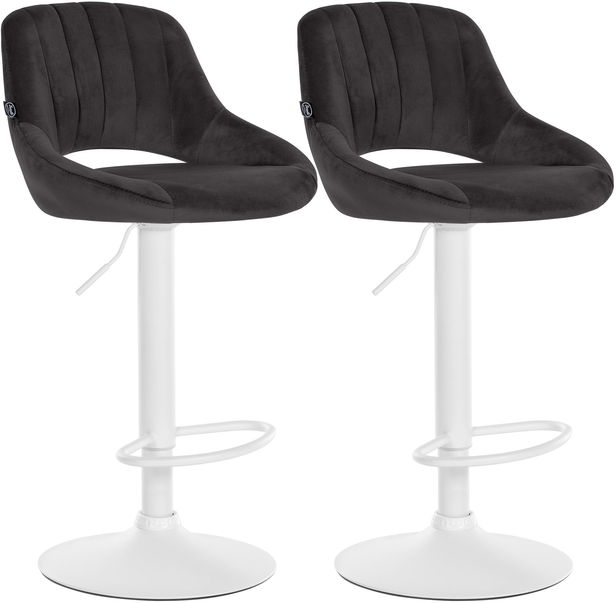 2er Set Barhocker Milet Samt