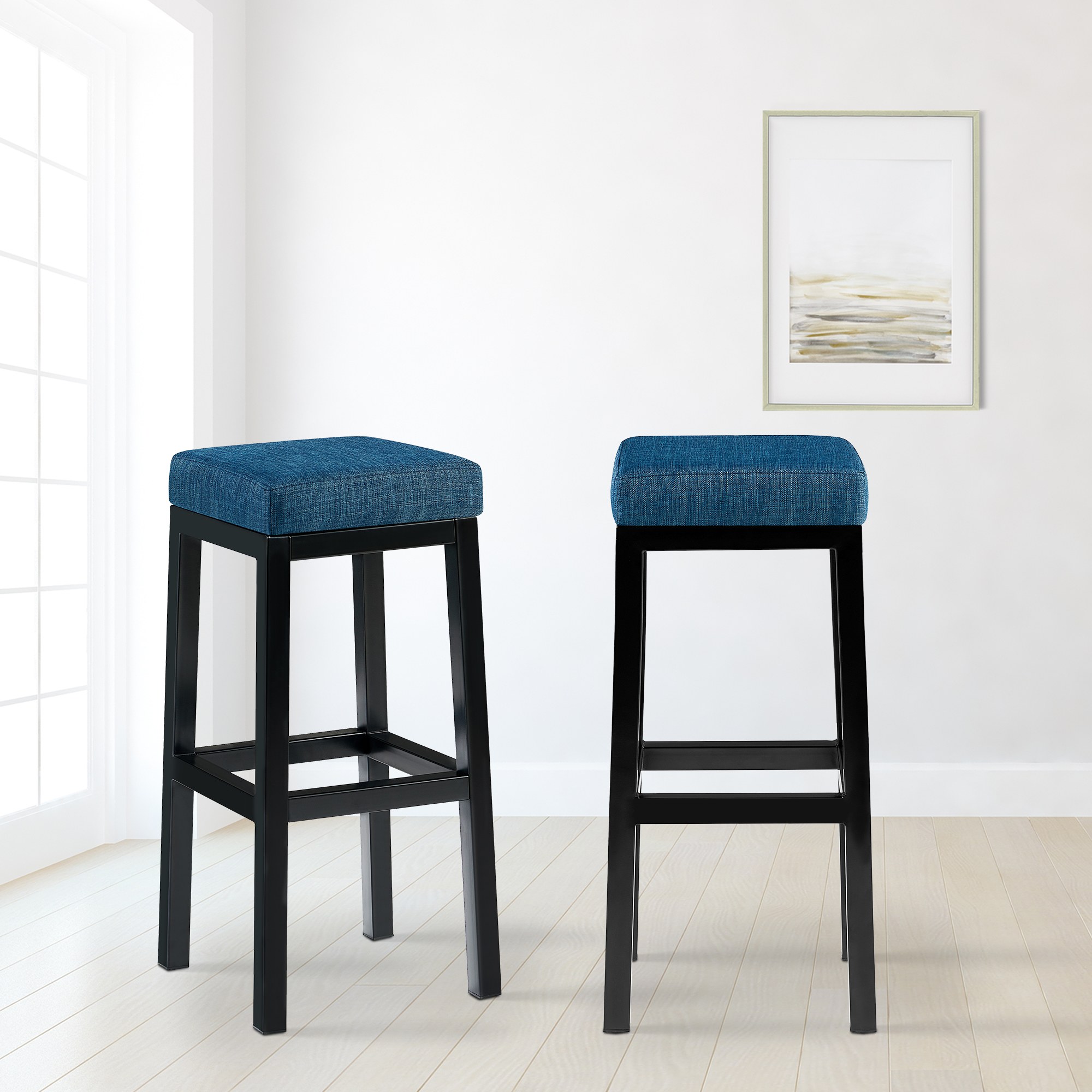 Barhocker Taylor Sitzhöhe 83 cm Metallgestell schwarz