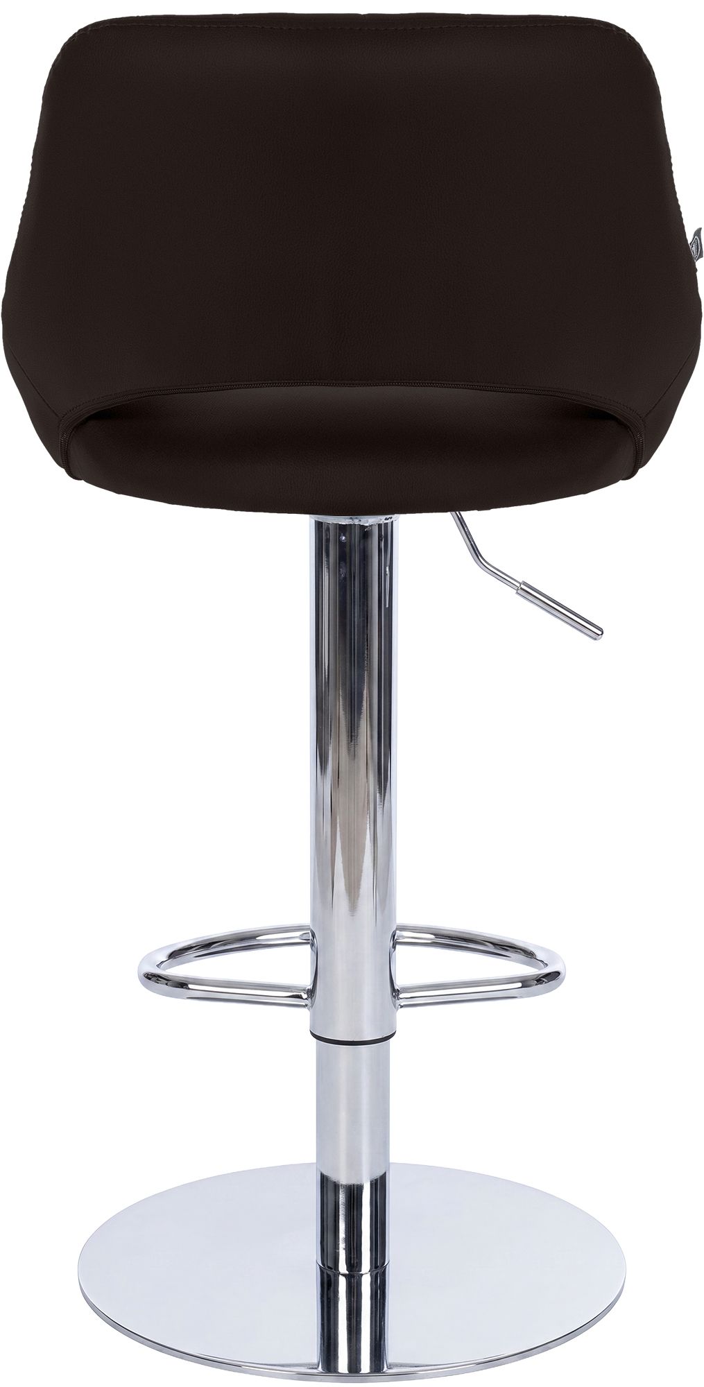 2er Set Barhocker Milet Chrom mit extra schweren Standfüßen