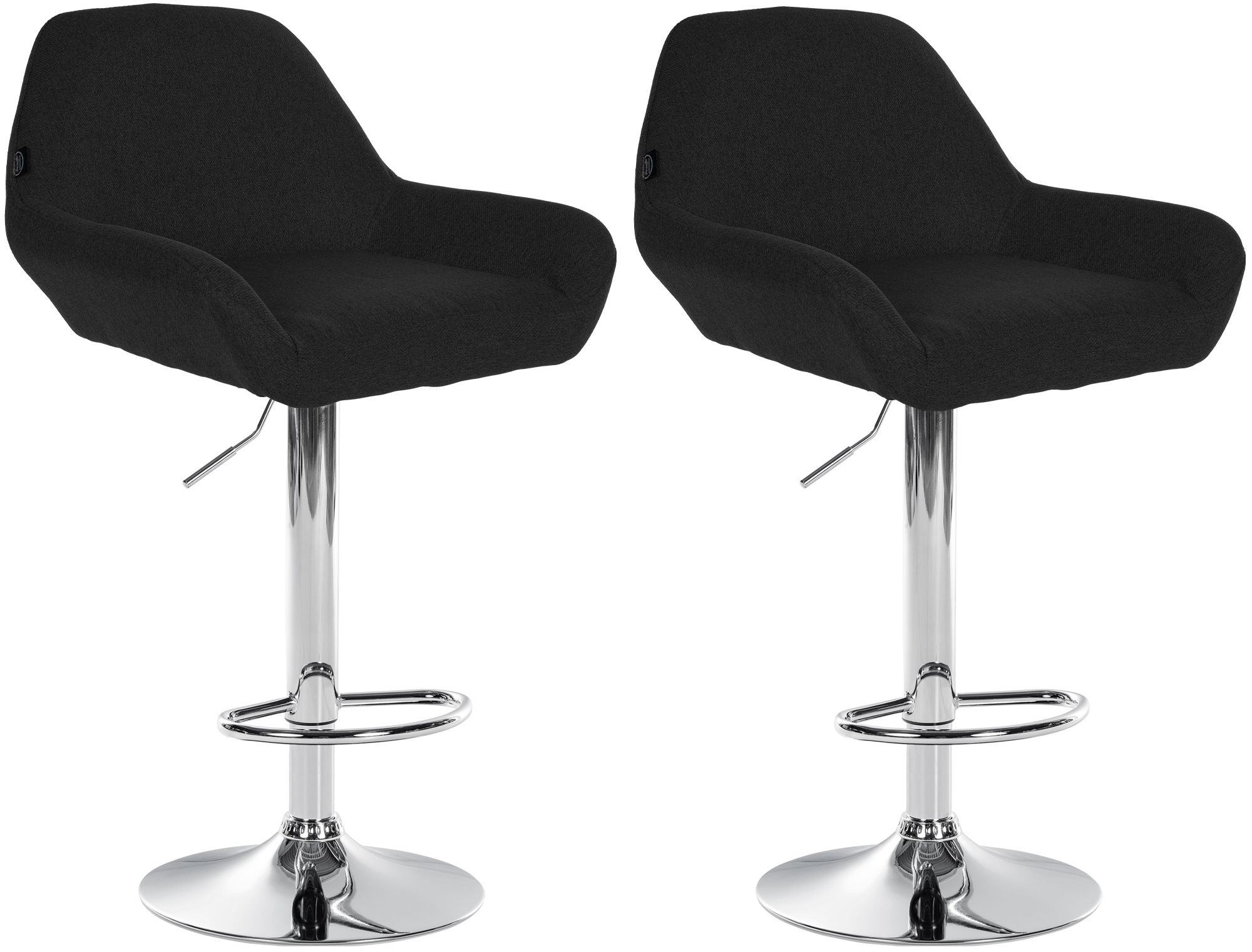 2er Set Barhocker Braga Stoff
