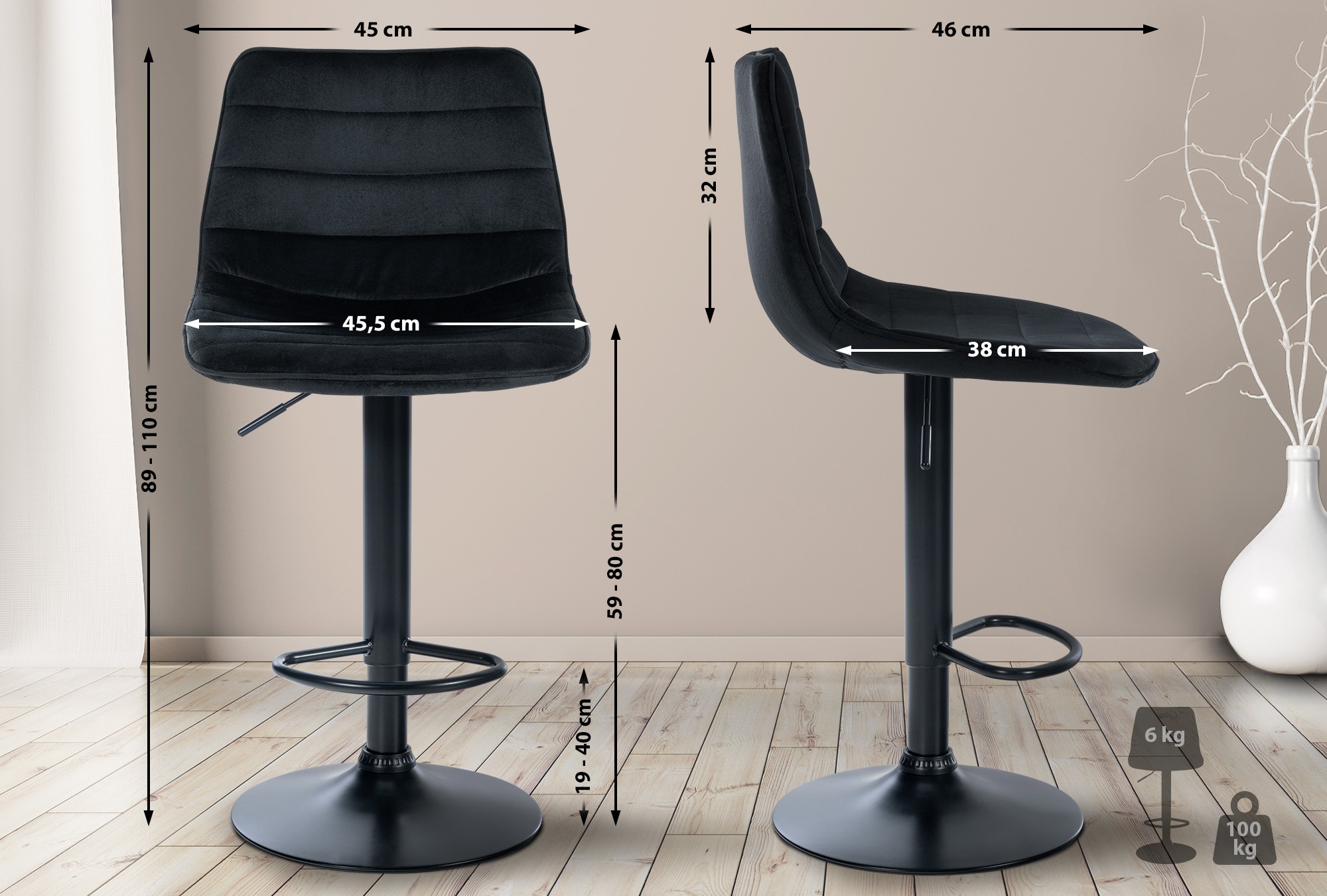 Barhocker Lex Samt