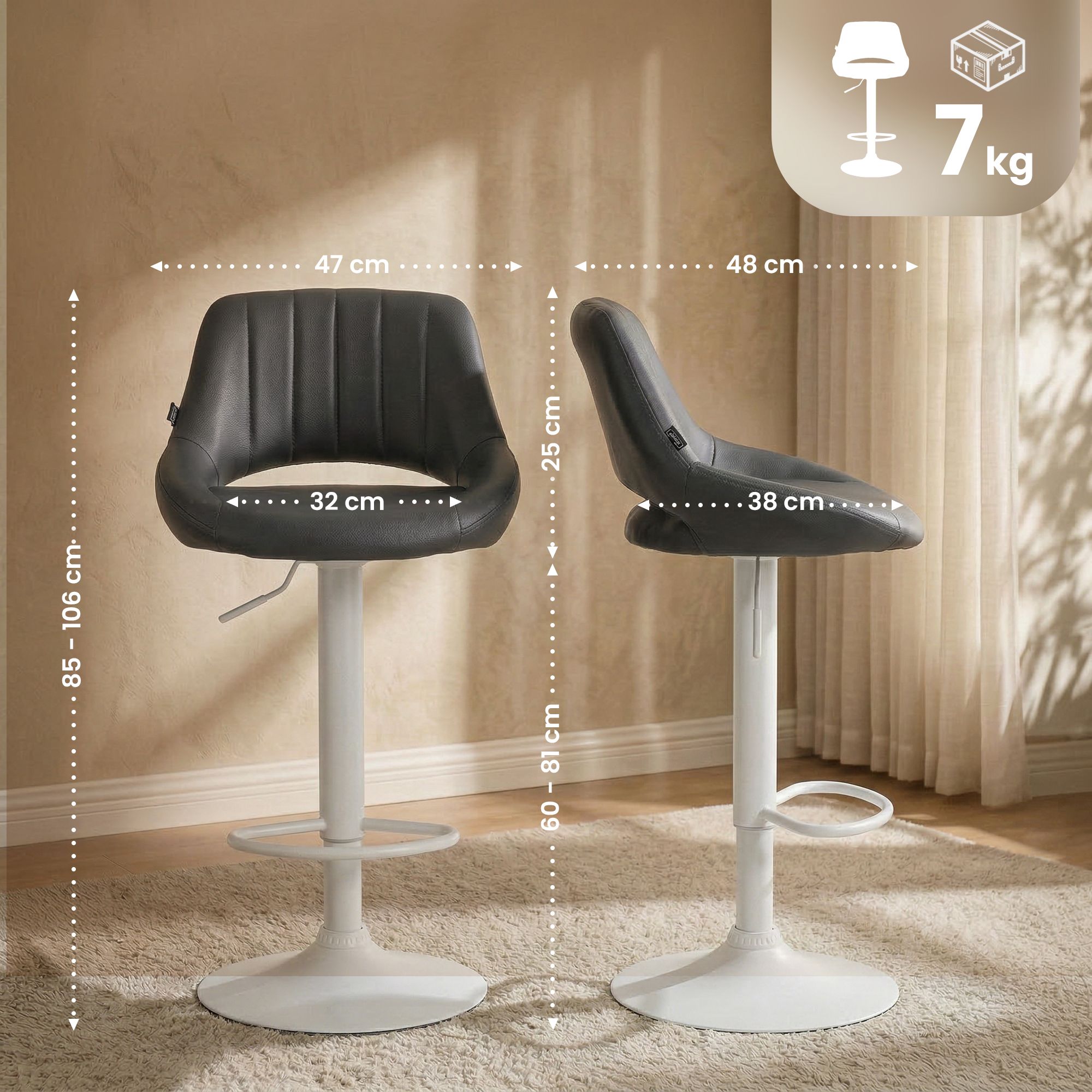 Barhocker Milet Kunstleder