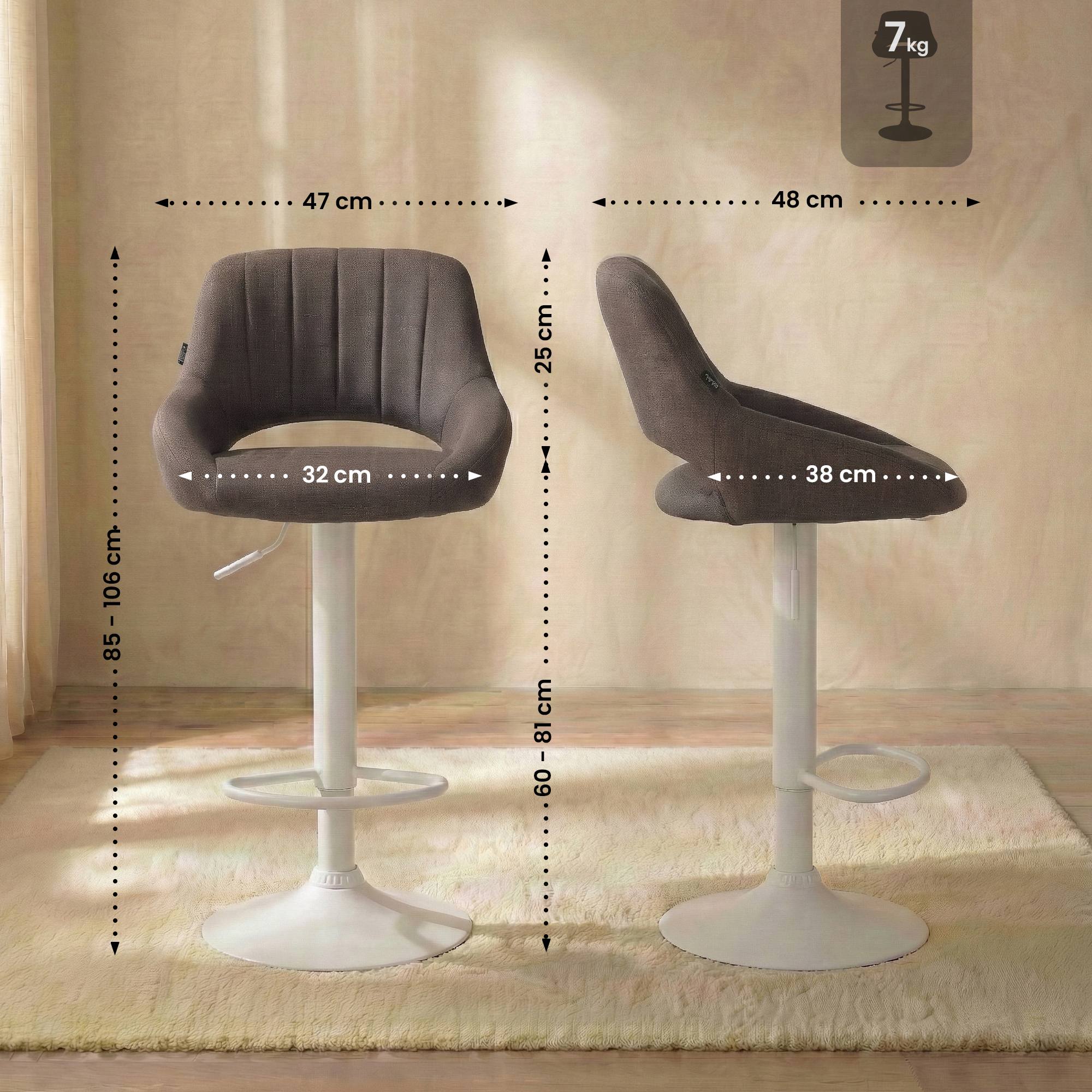 Barhocker Milet Stoff
