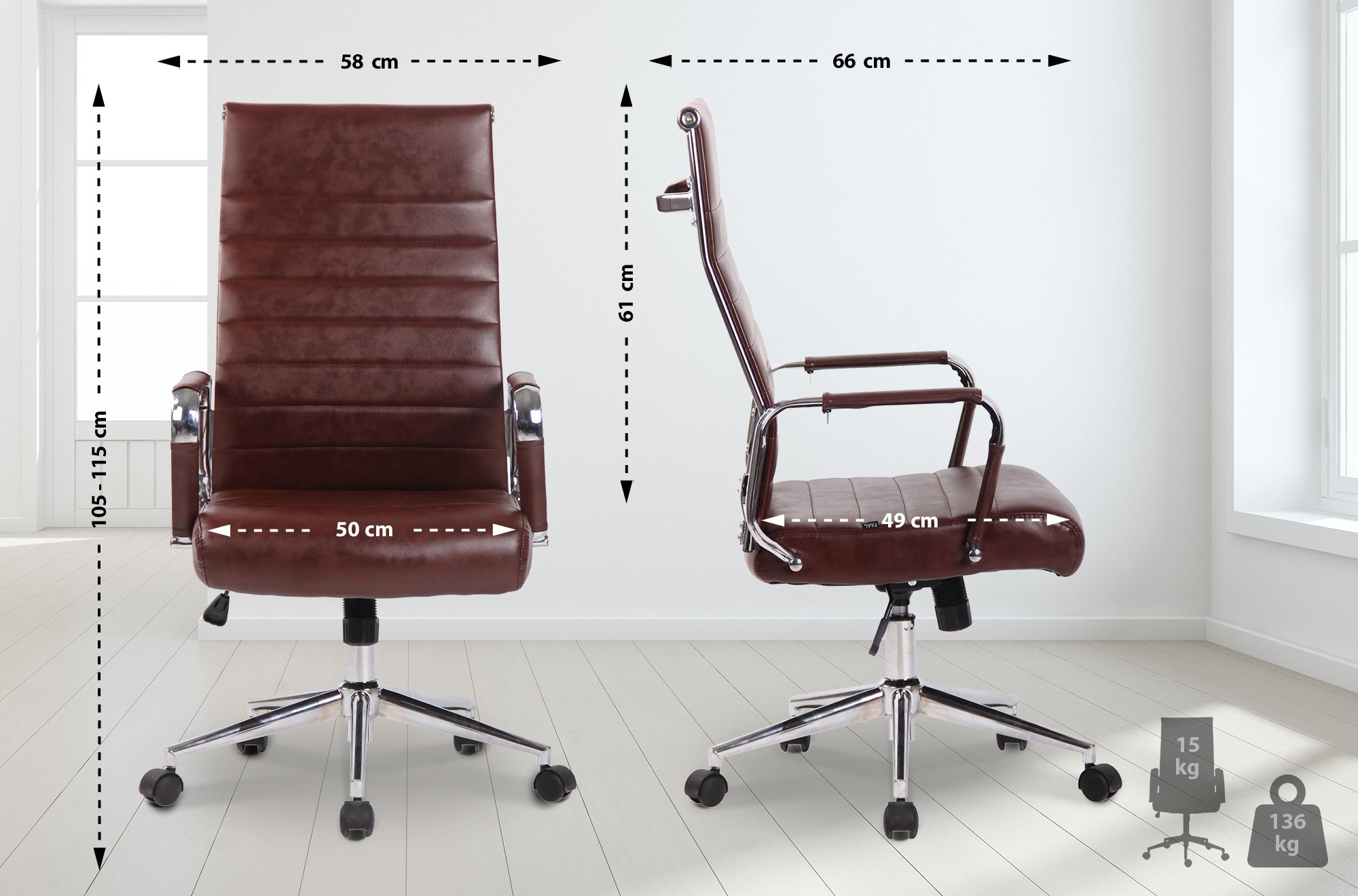 Bürostuhl Kolumbus Kunstleder