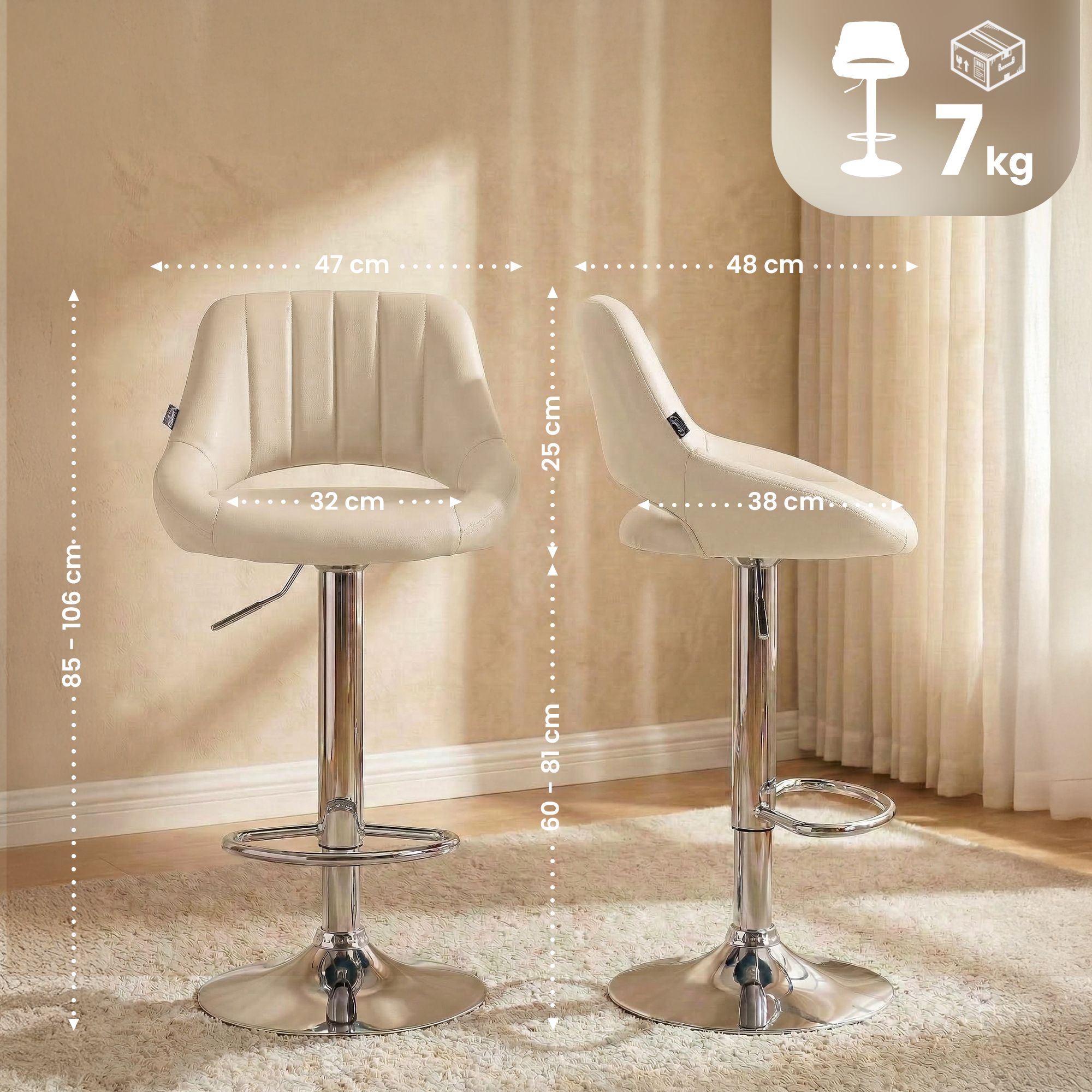 Barhocker Milet Kunstleder
