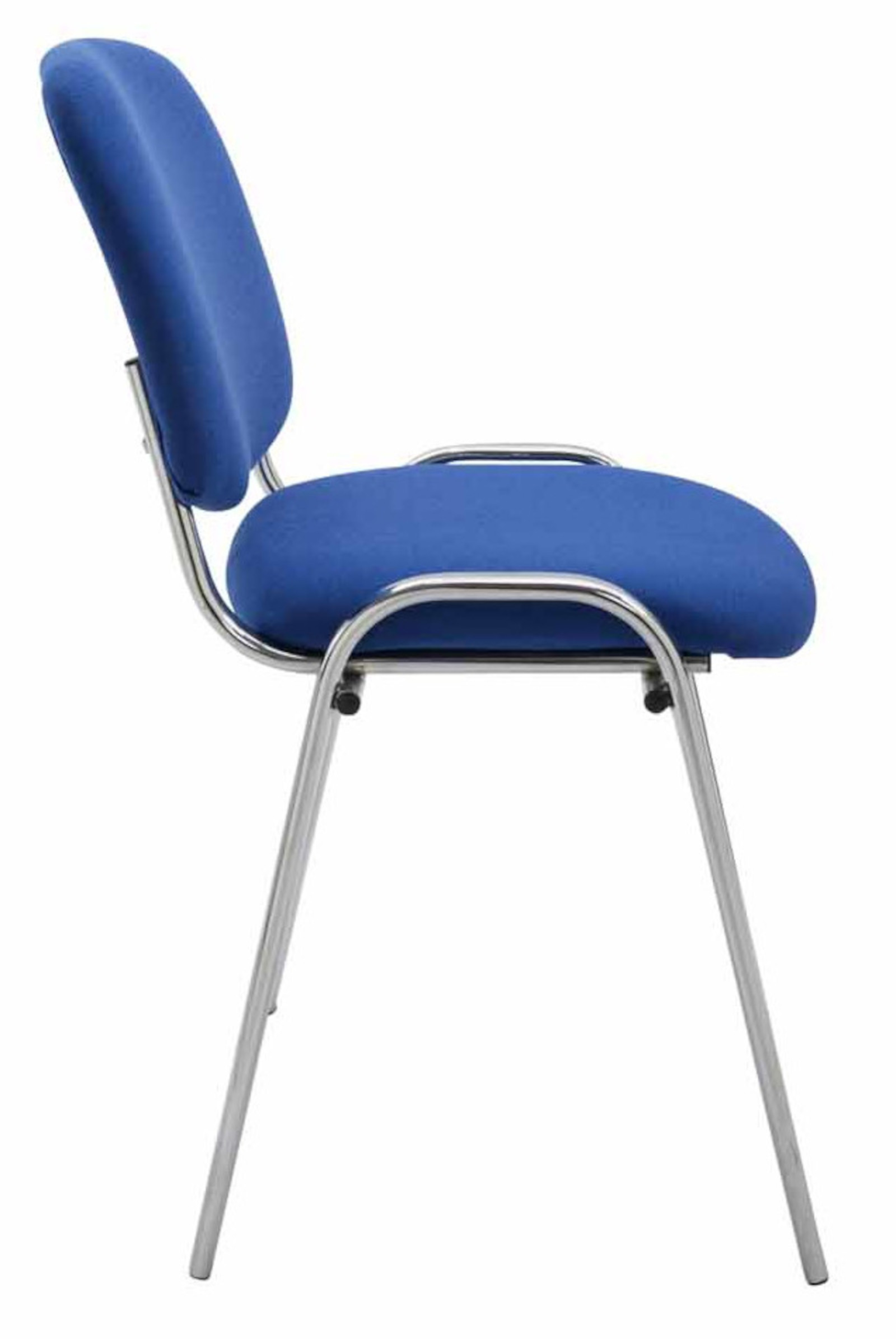 4er Set Stühle Ken Chrom Stoff
