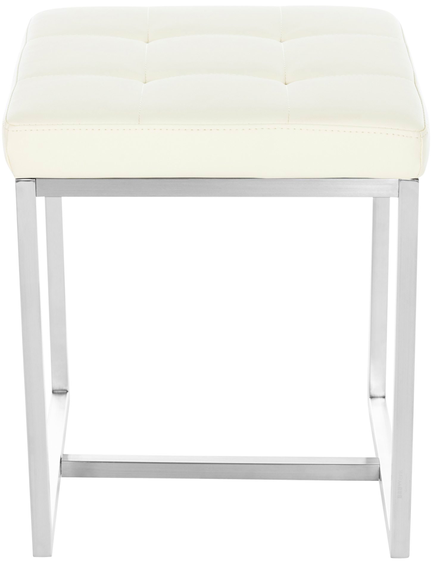 2er Set Edelstahl Sitzhocker Barci