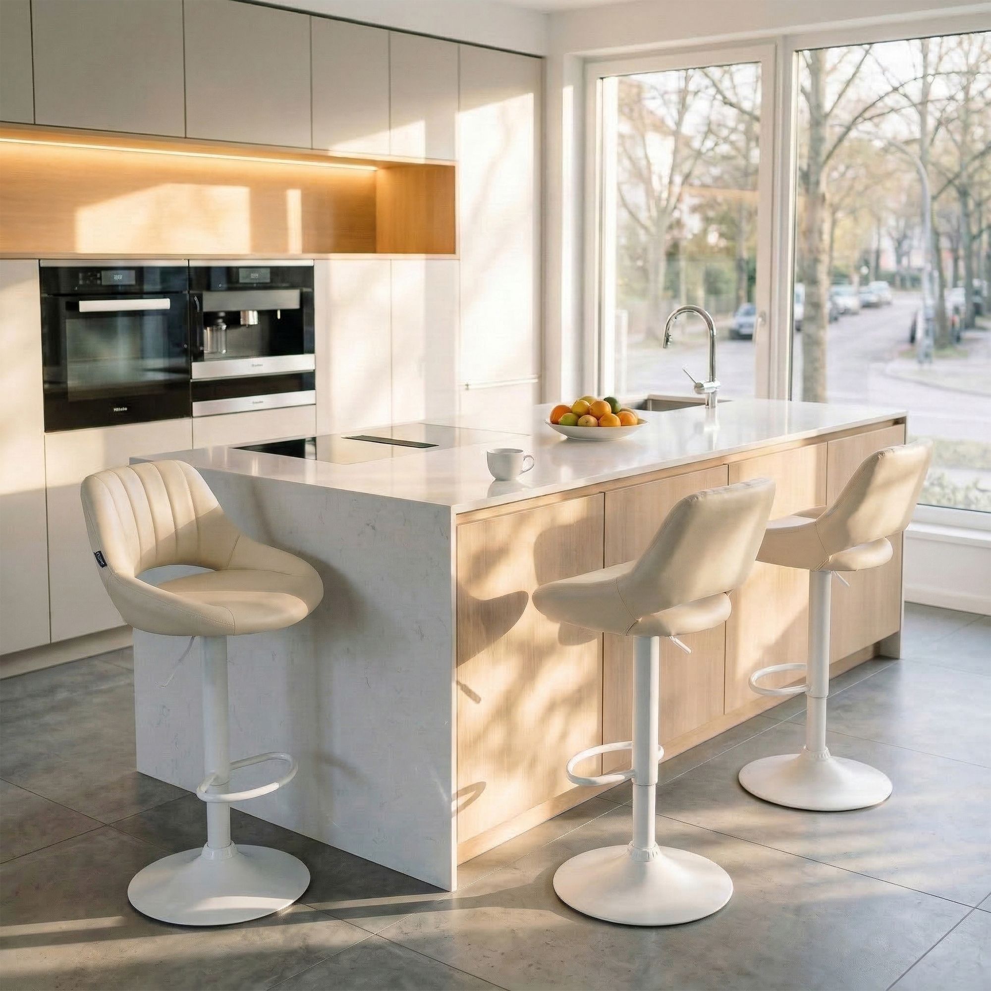 2er Set Barhocker Milet Kunstleder