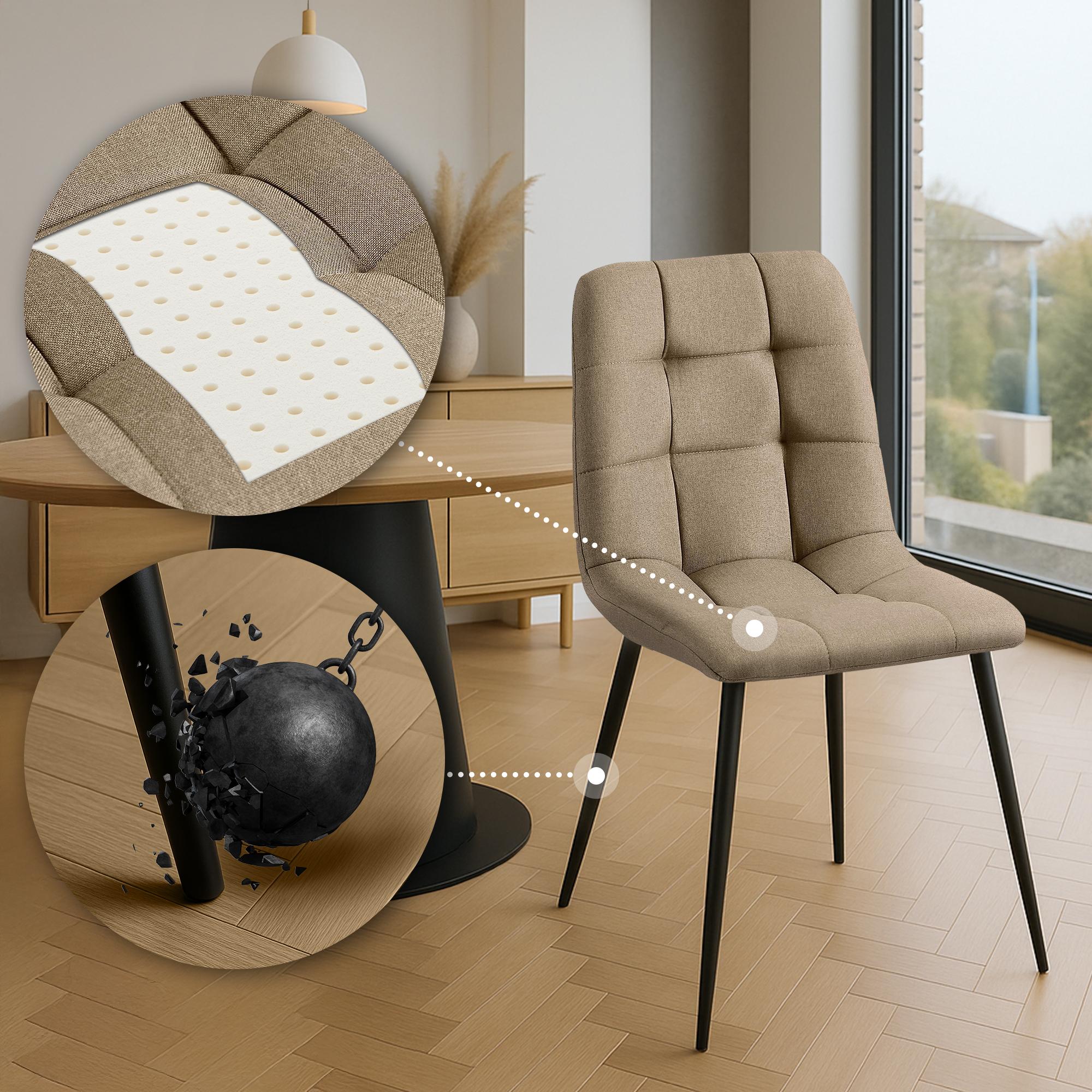 2er Set Esszimmerstuhl Tilde