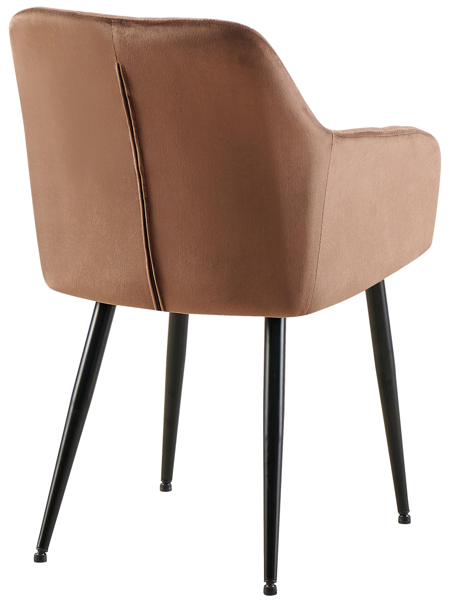 2er Set Esszimmerstühle Monett Samt