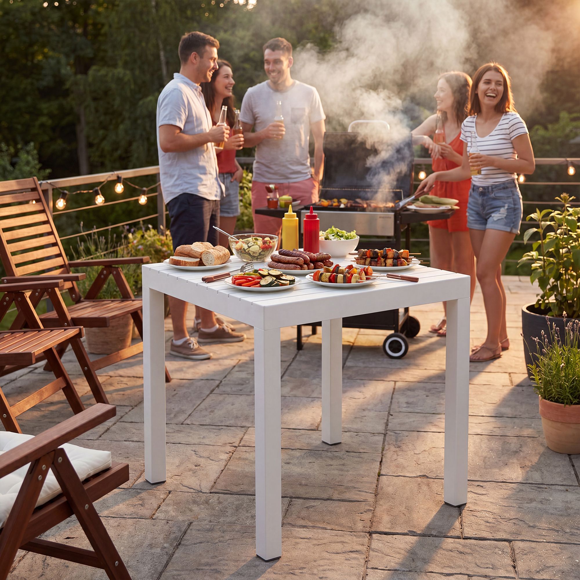 Gartentisch Kato 73 x 73 cm