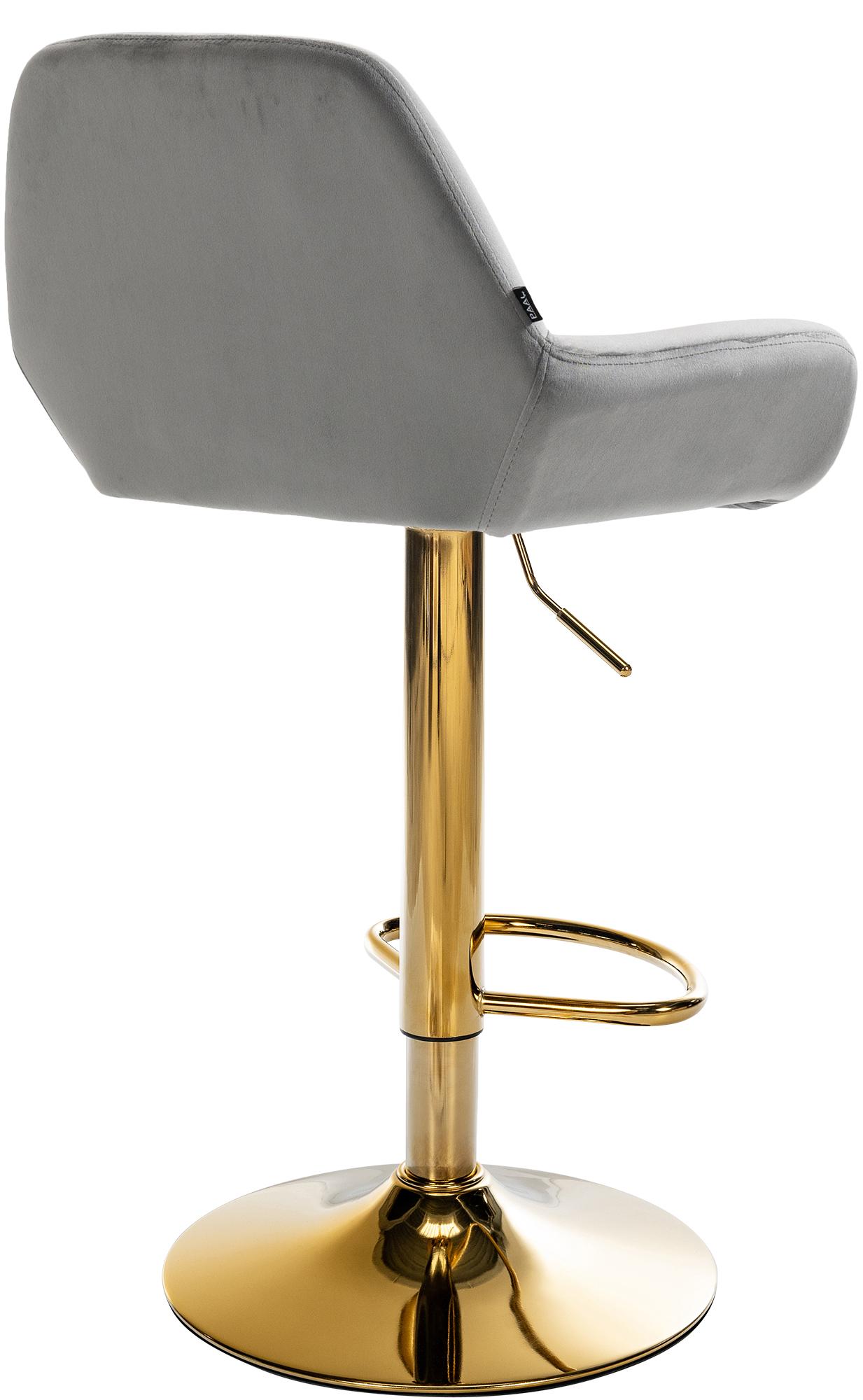 Barhocker Braga Gold Samt