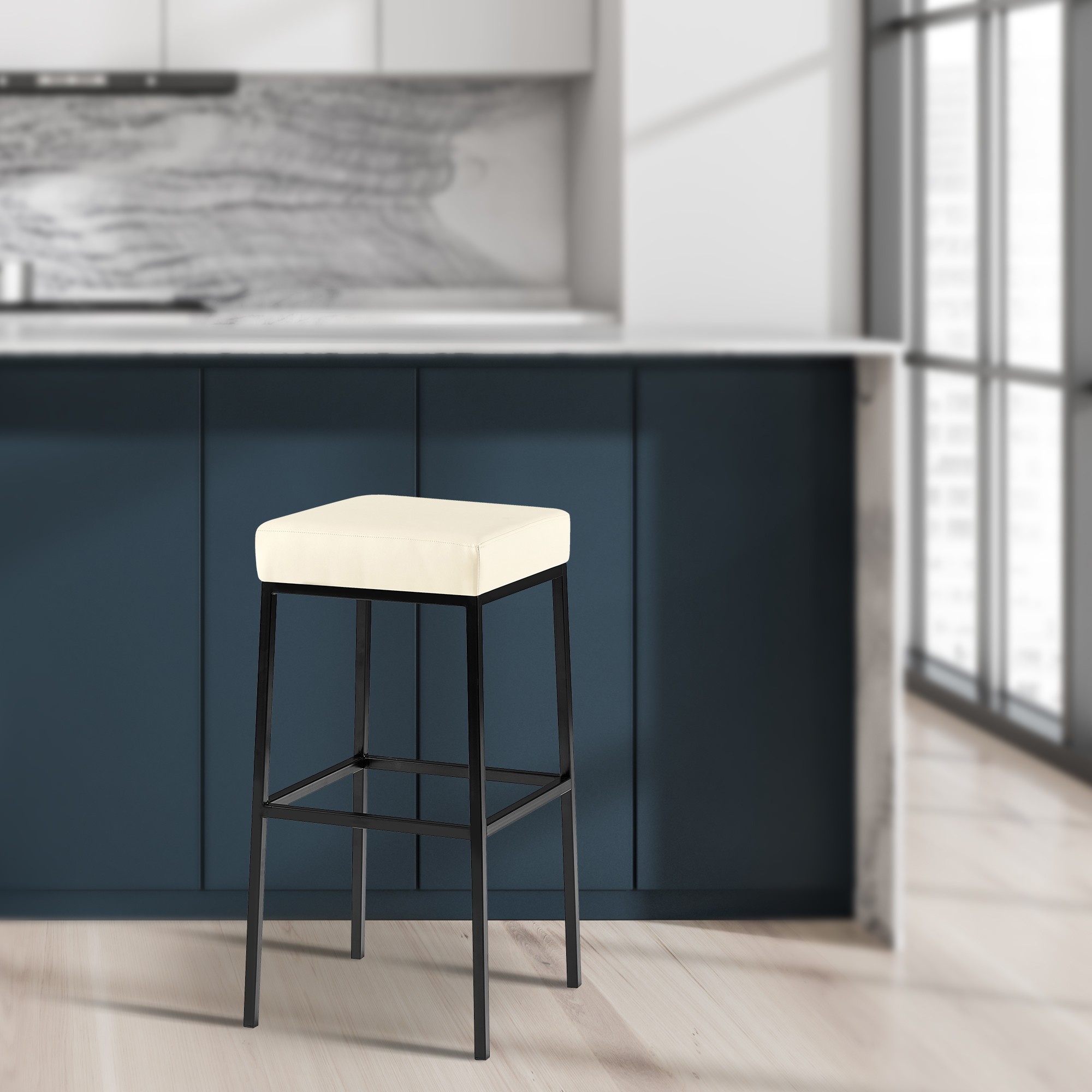 2er Set Barhocker Montreal Kunstlederbezug