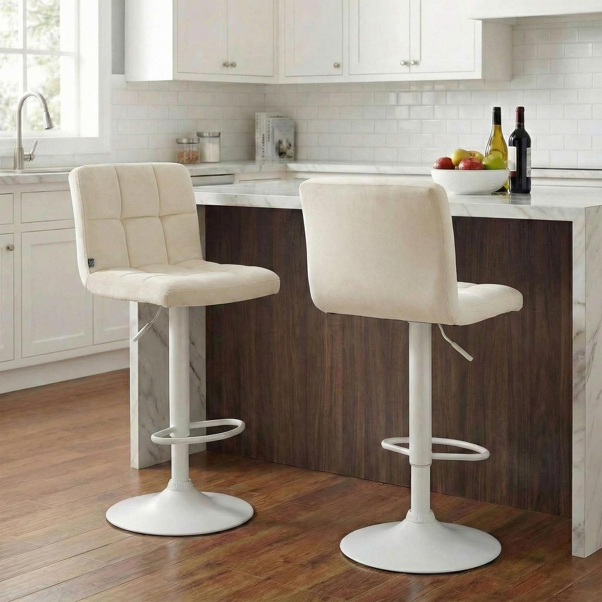 2er Set Barhocker Peru Samt