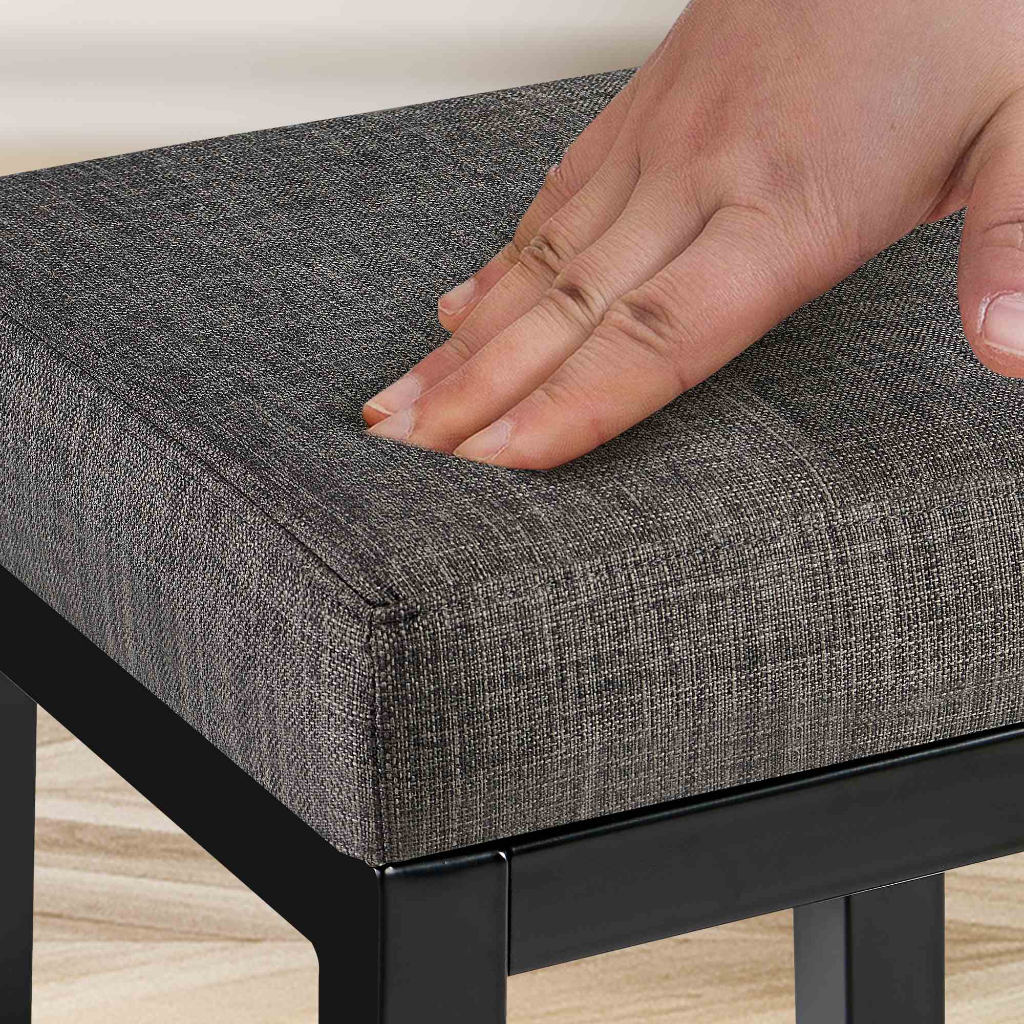 Barhocker Taylor Sitzhöhe 83 cm Metallgestell schwarz