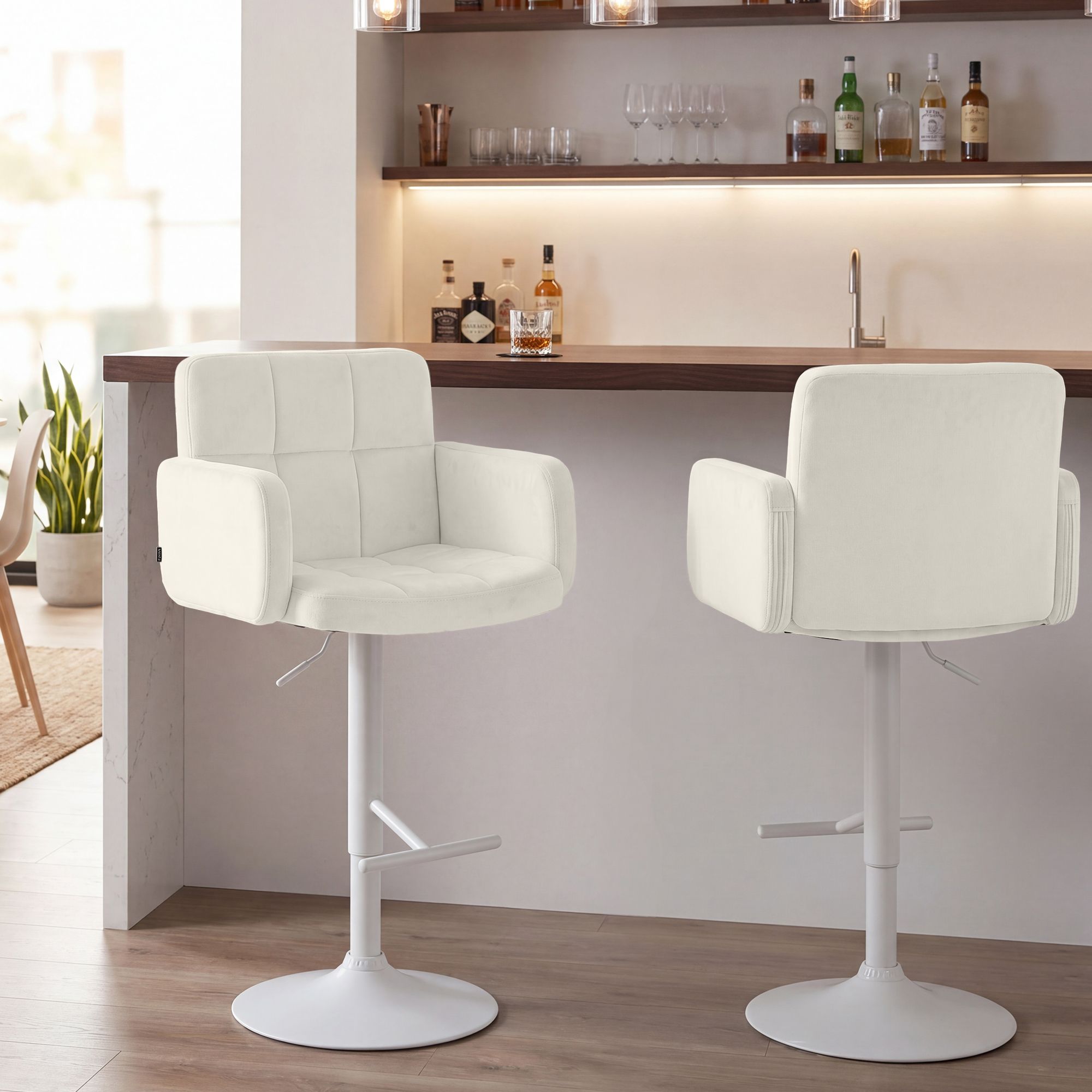 Barhocker Los Angeles Samt