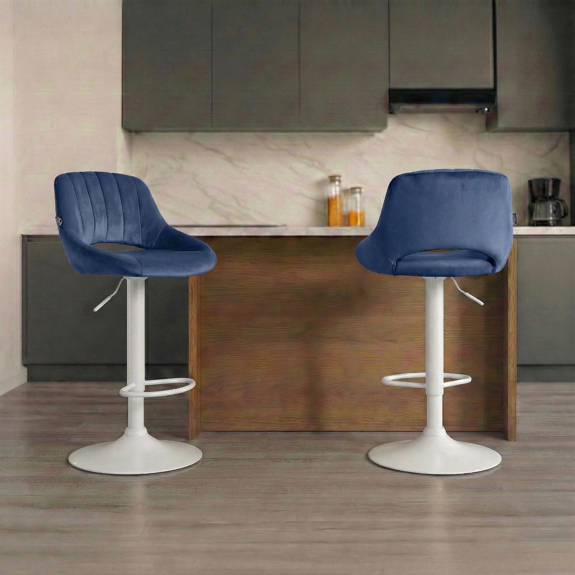 2er Set Barhocker Milet Samt