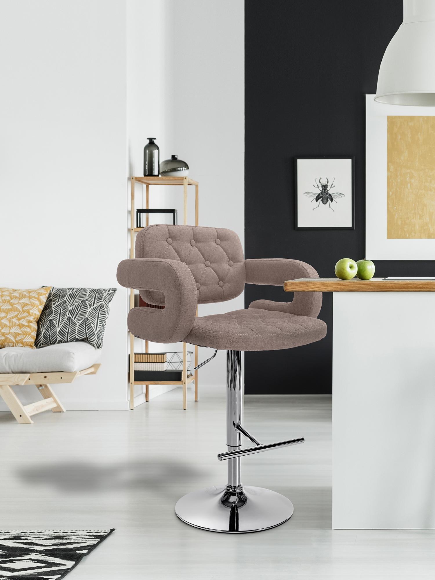 2er Set Barhocker Dublin Stoff