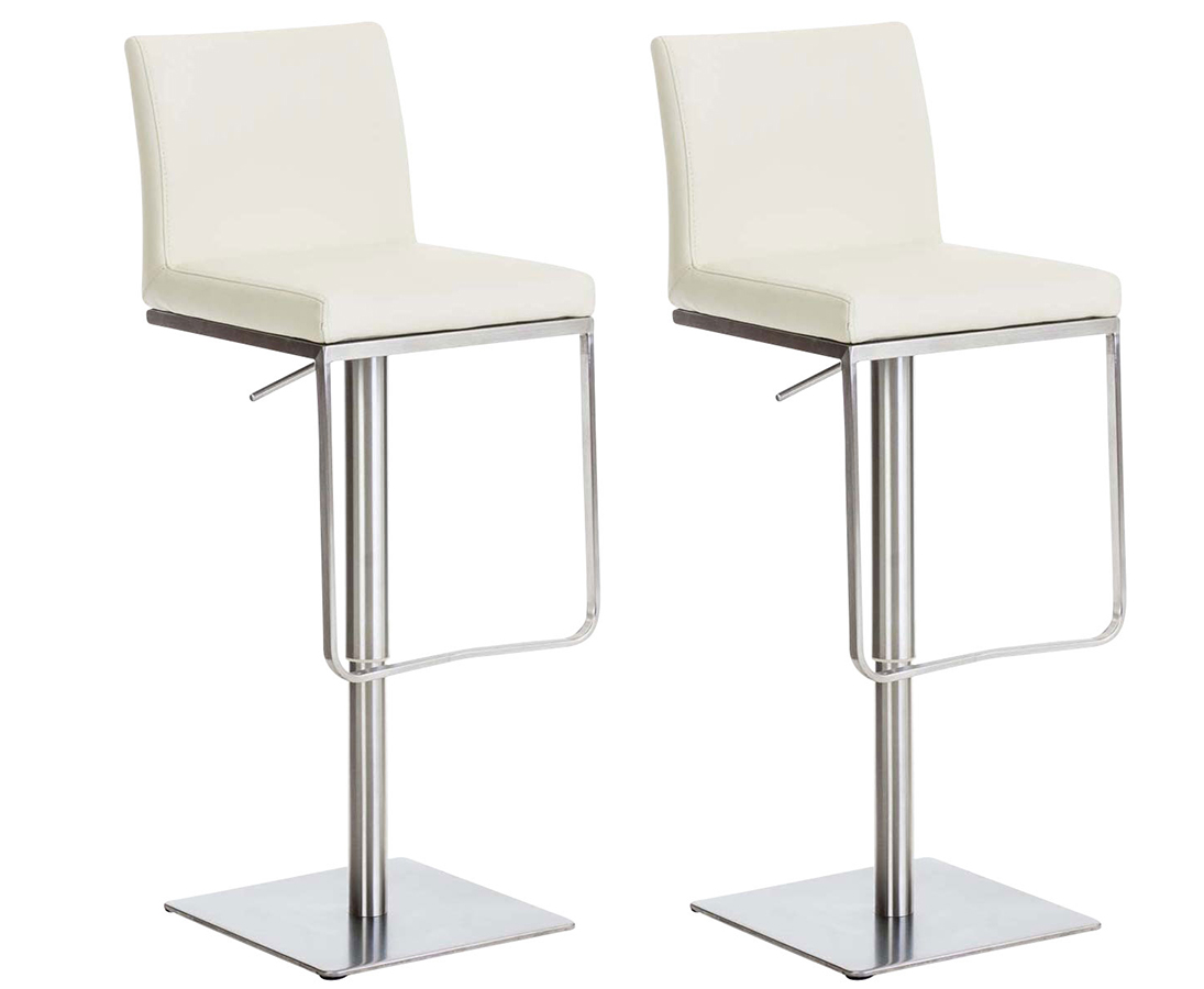 2er Set Barhocker Panama Kunstlederbezug